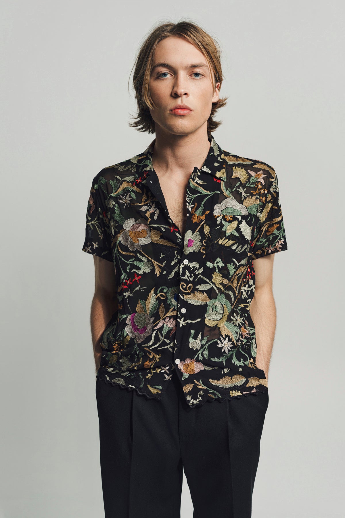 BODE | HEIRLOOM FLORAL SHORT SLEEVE SHIRT