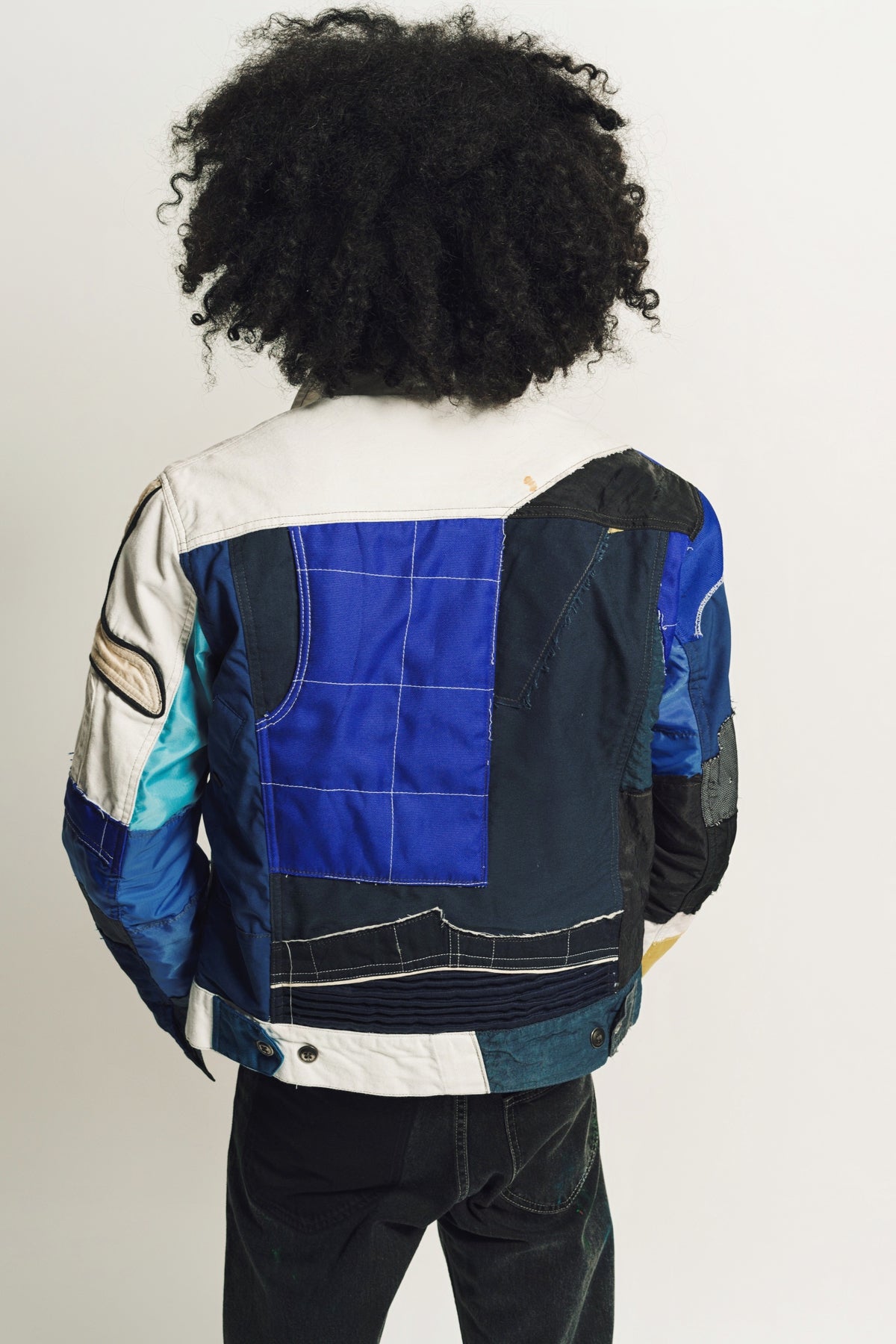 GREG LAUREN | SCRAP RACER TRUCKER JACKET - MAXFIELD LA