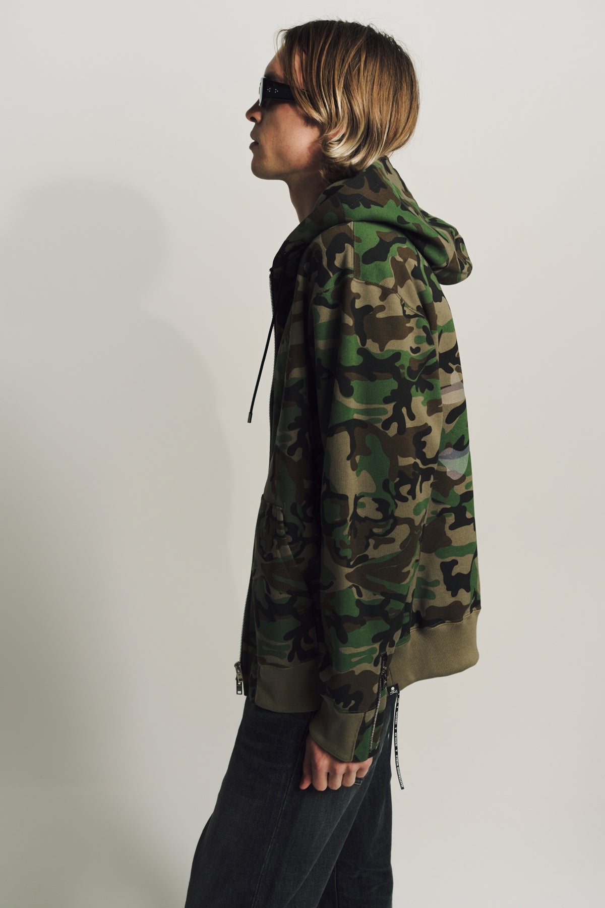 Camo zip up jacket online