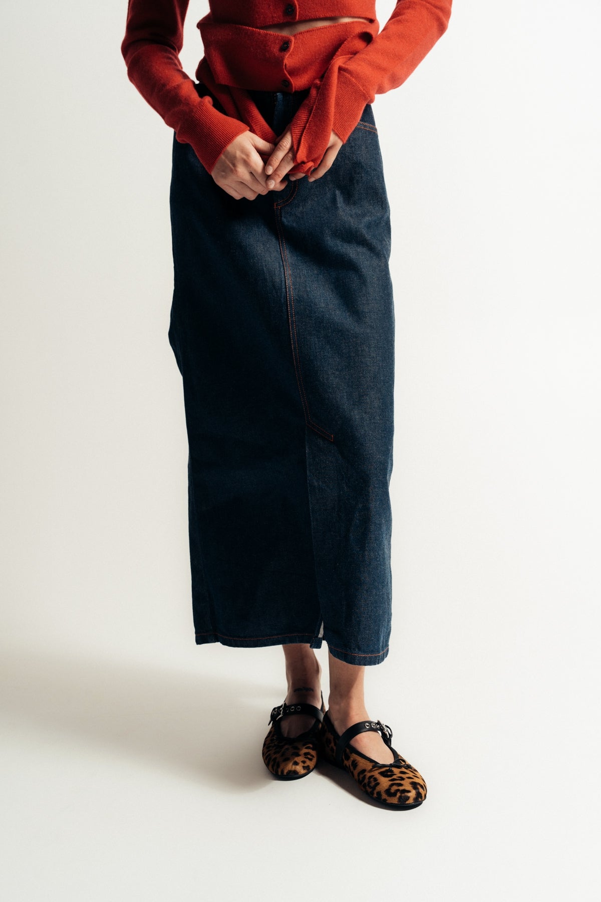 MERYLL ROGGE | JAPANESE DENIM SKIRT