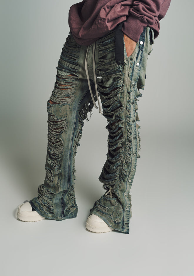 RICK OWENS DRKSHDW | DENIM PUSHER PANTS