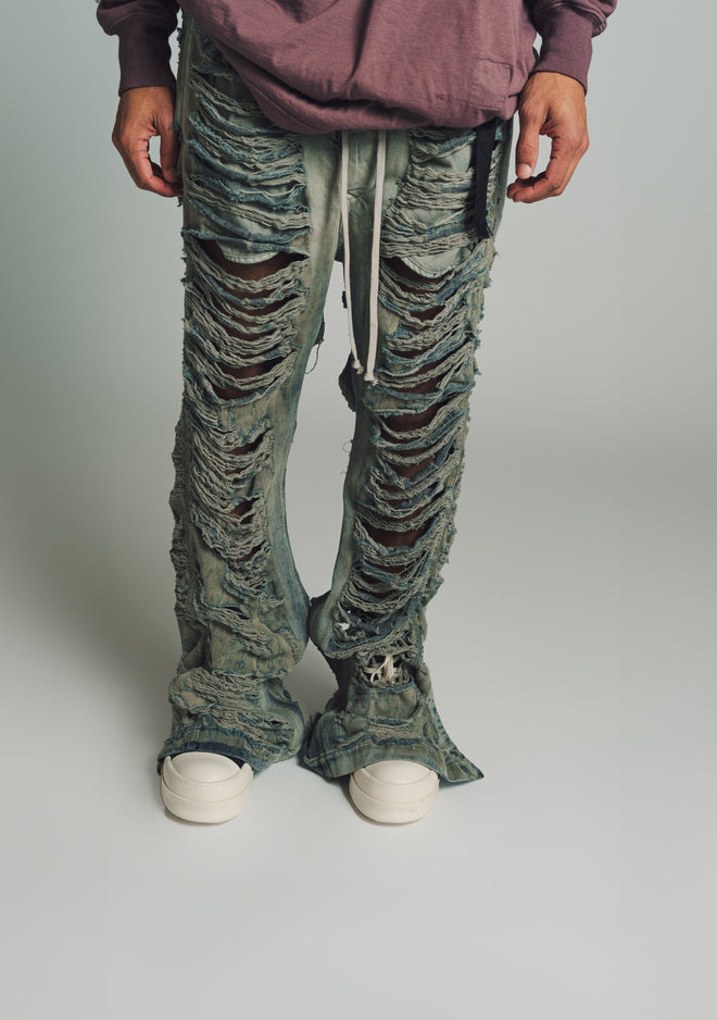 RICK OWENS DRKSHDW | DENIM PUSHER PANTS