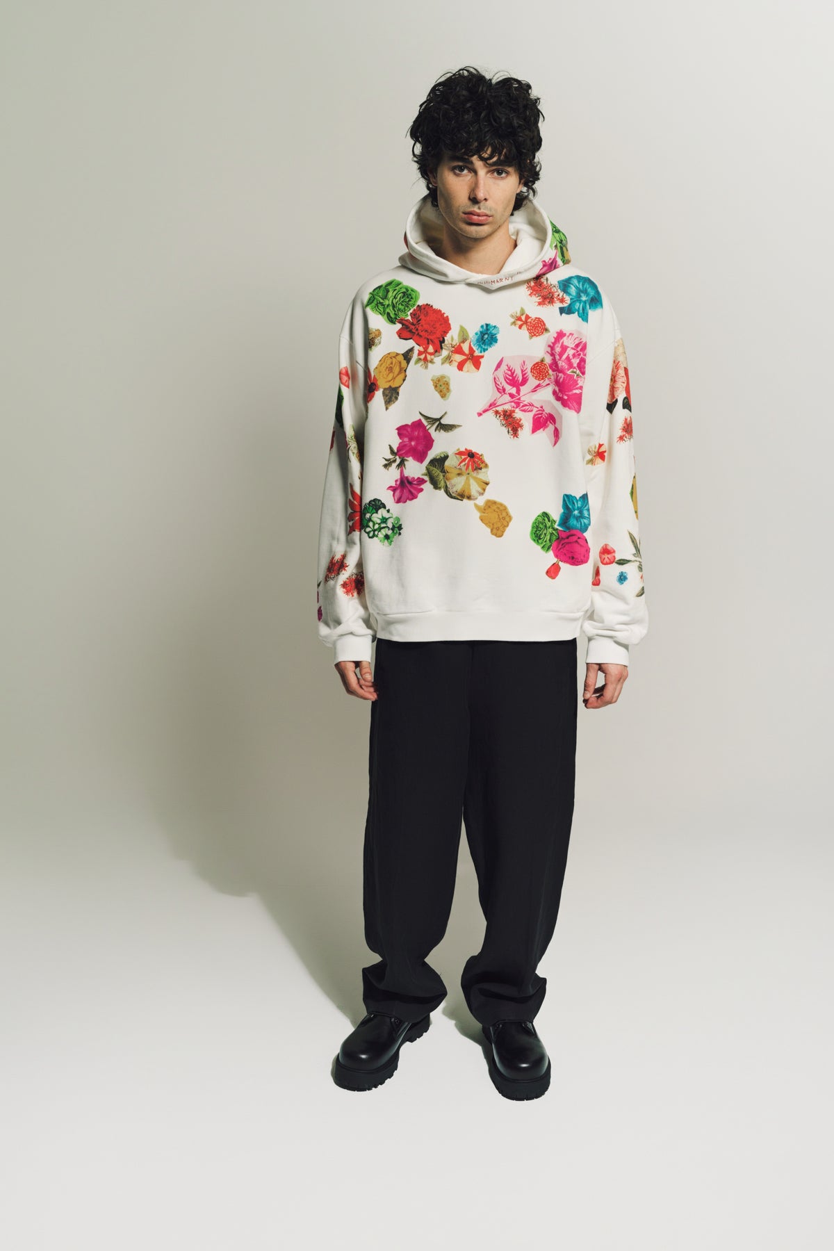 MARNI | FLORAL PRINT HOODIE - MAXFIELD LA