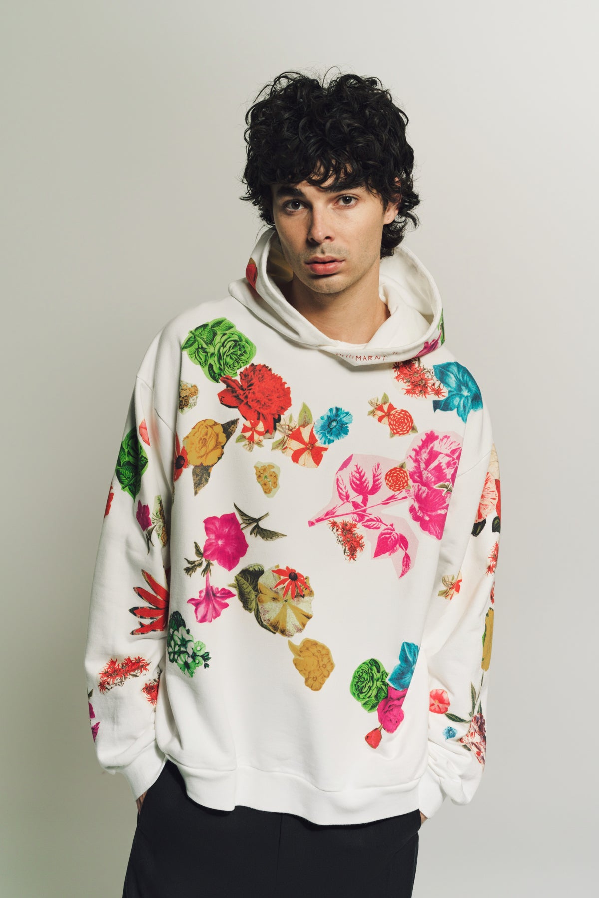 MARNI FLORAL PRINT HOODIE