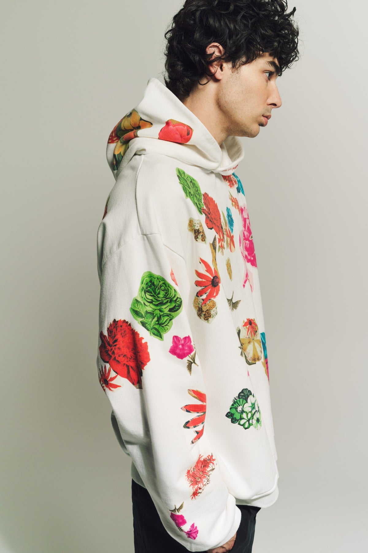 MARNI FLORAL PRINT HOODIE