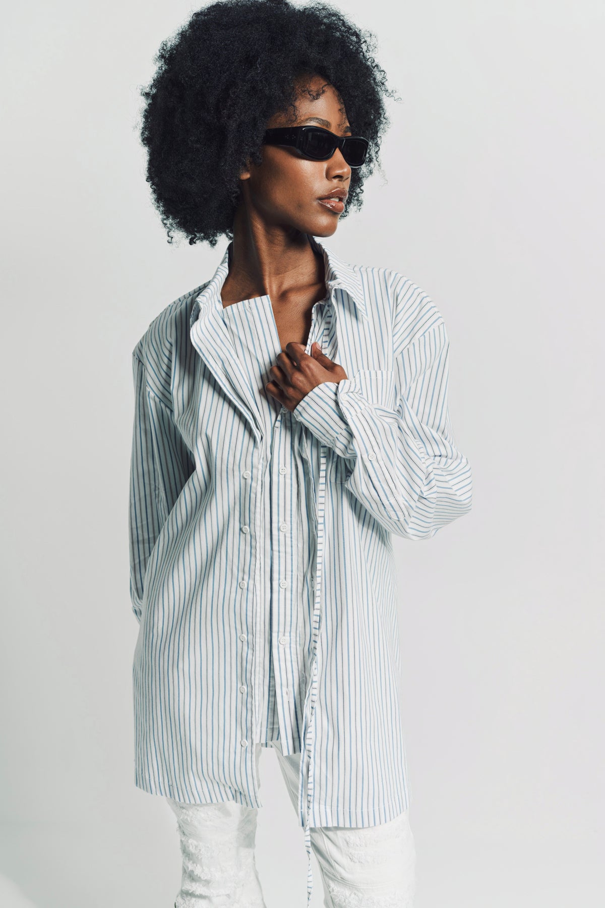 OTTOLINGER | OVERSIZED STRIPE SHIRT