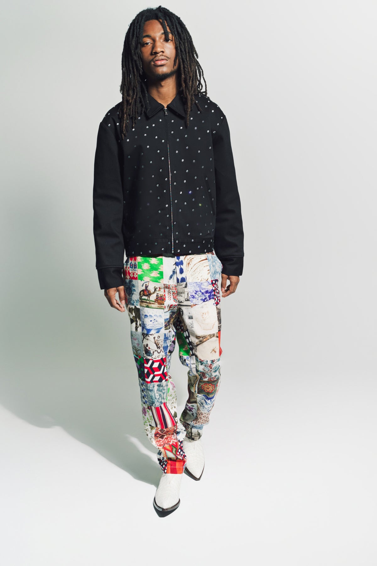 LIBERTINE | ‘BLOOMSBURY COLLAGE’ TROUSERS - MAXFIELD LA