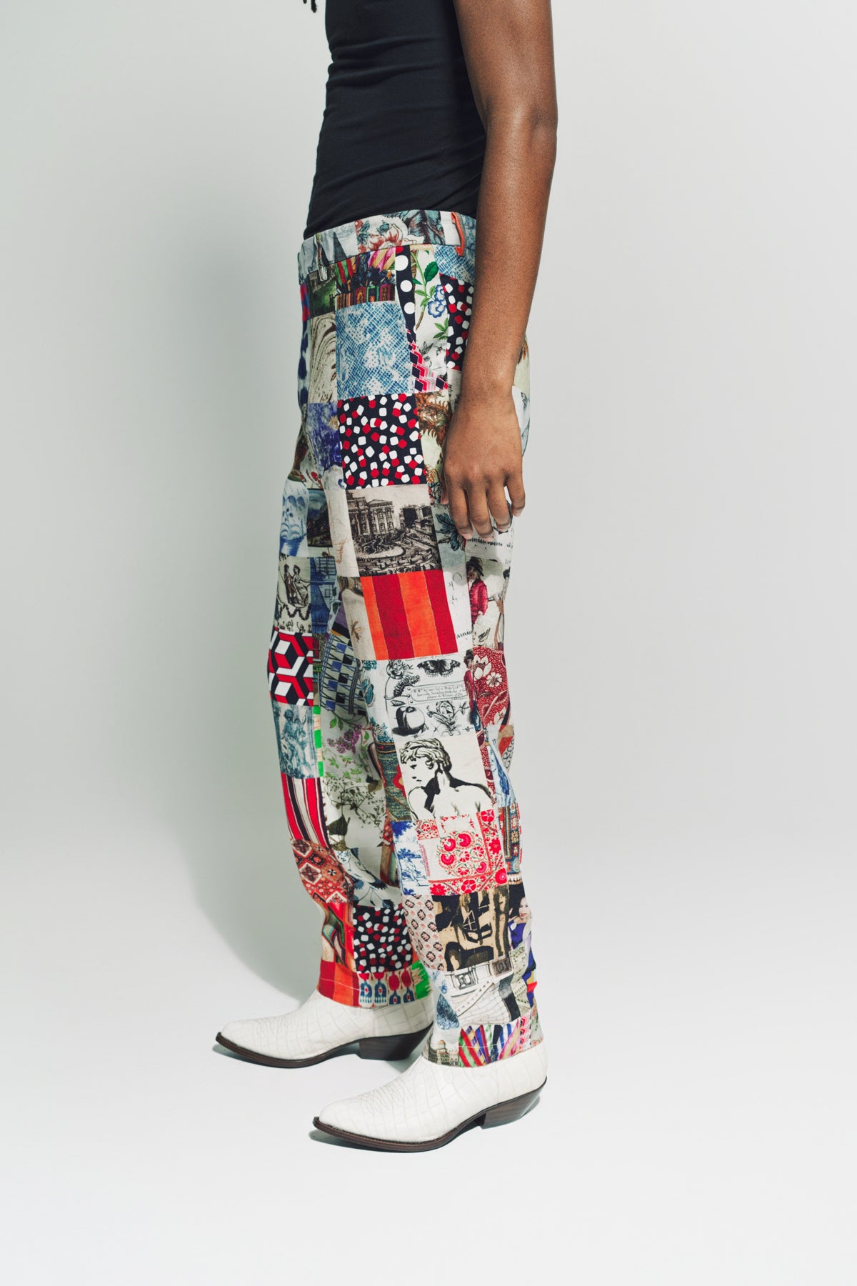 LIBERTINE | ‘BLOOMSBURY COLLAGE’ TROUSERS