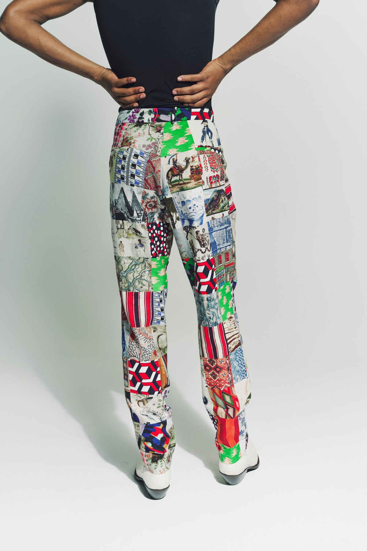 LIBERTINE | ‘BLOOMSBURY COLLAGE’ TROUSERS