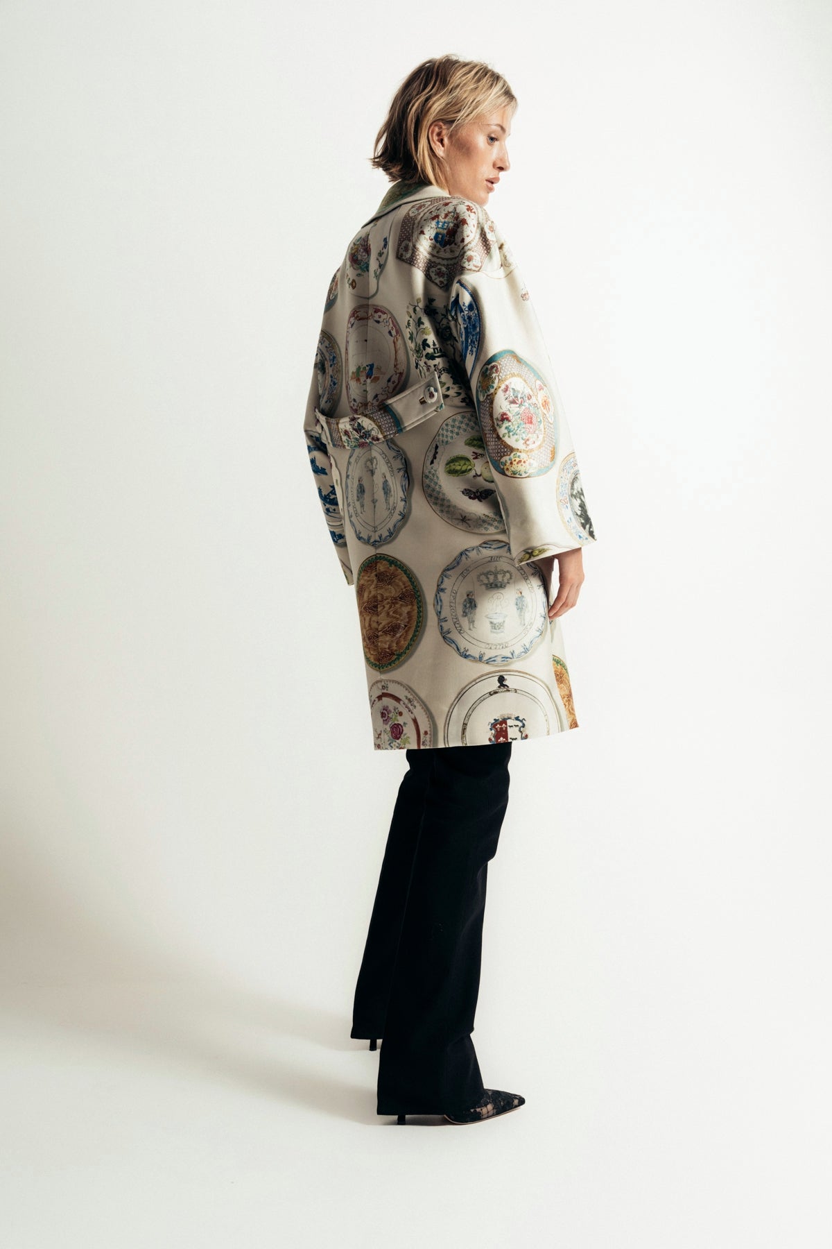 LIBERTINE | ‘CHELSEA PLATES’ PATCH POCKET COAT