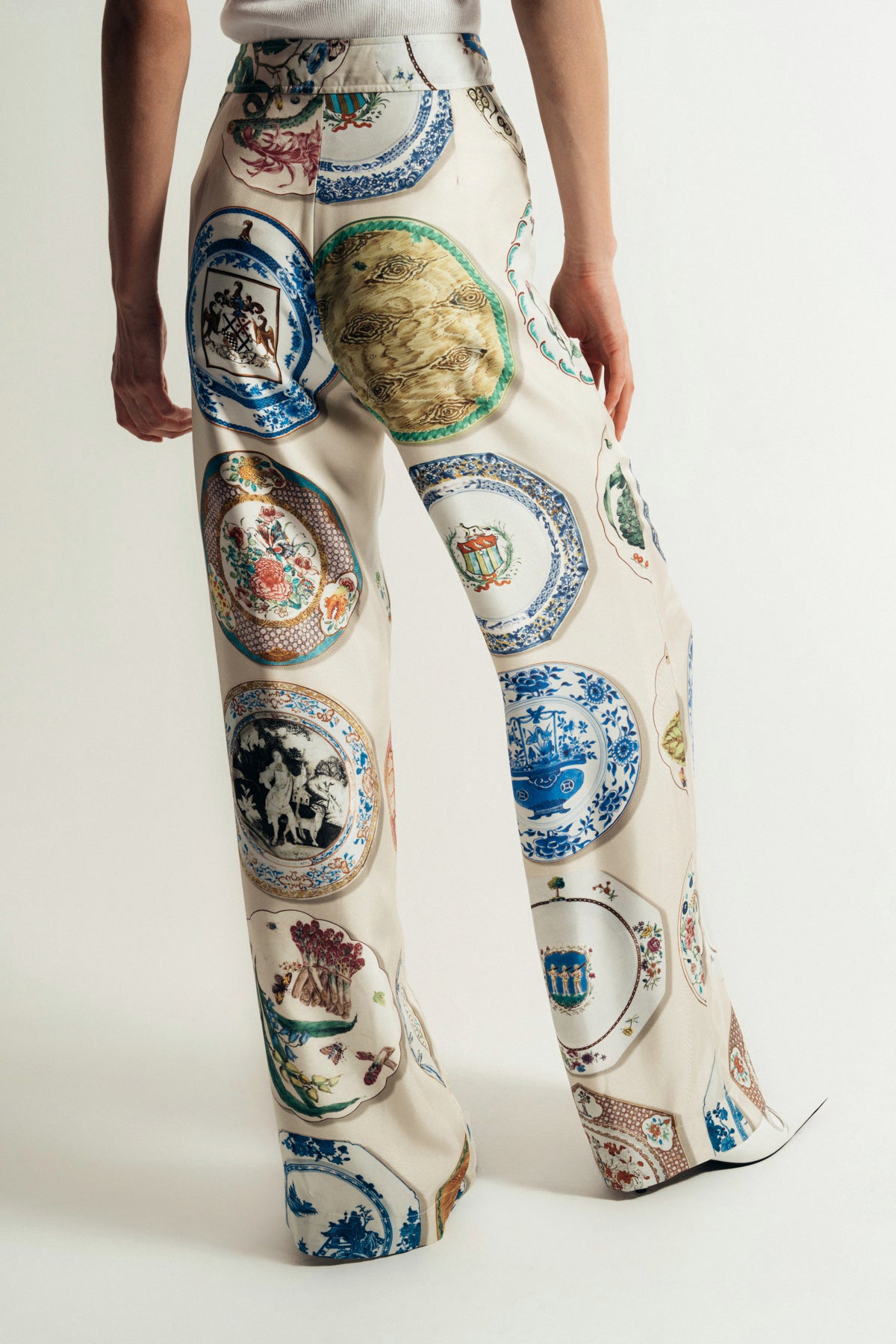 LIBERTINE | ‘CHELSEA PLATES’ SLIM AARONS PANTS SIDE ZIP