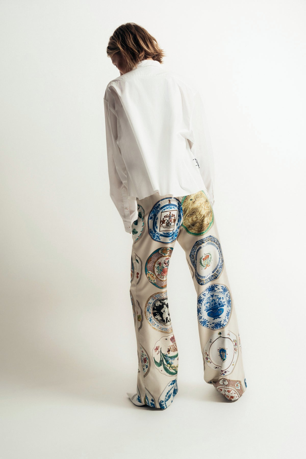 LIBERTINE | ‘CHELSEA PLATES’ SLIM AARONS PANTS SIDE ZIP