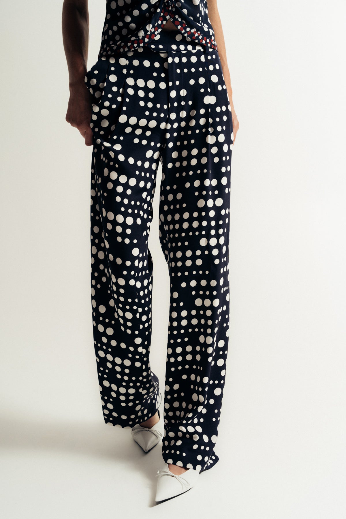 LIBERTINE | ‘DOT DOTISM’ TRUMPET PANTS