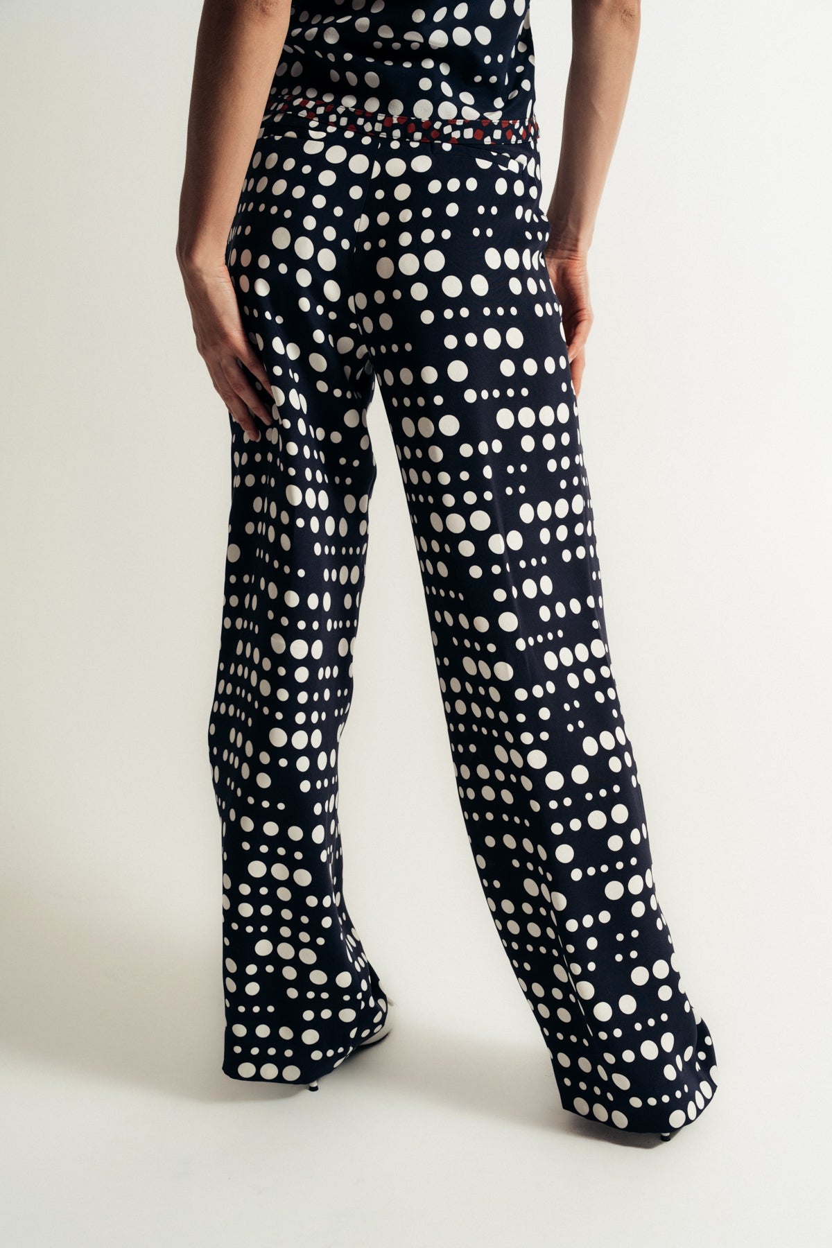 LIBERTINE | ‘DOT DOTISM’ TRUMPET PANTS