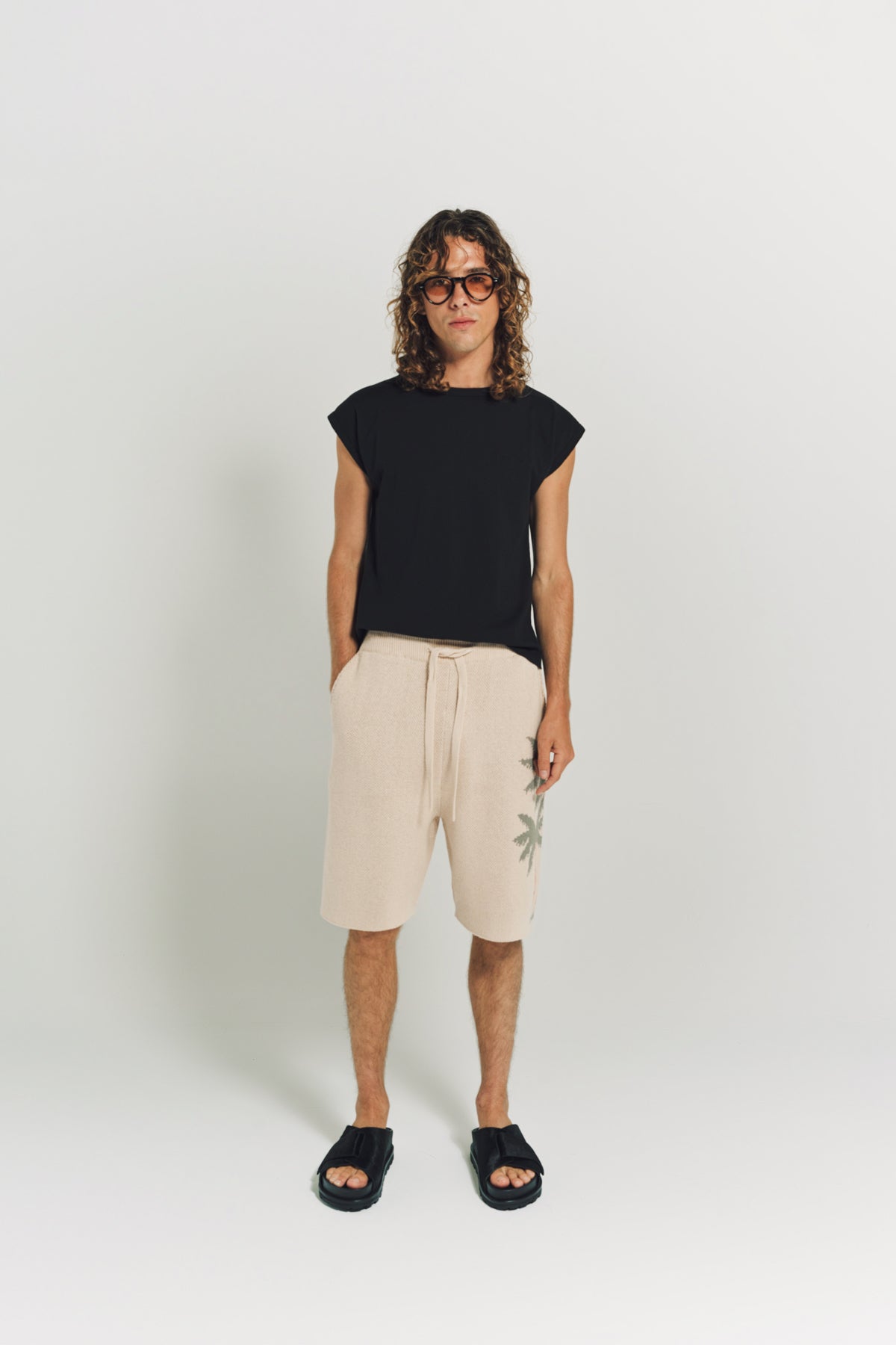 THE ELDER STATESMAN | PALM BOARD SHORTS