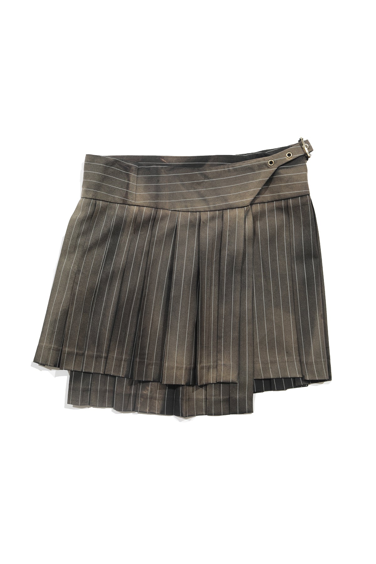 ENFANTS RICHES DÉPRIMÉS | TIERED PLEATED SKIRT WITH BUCKLE