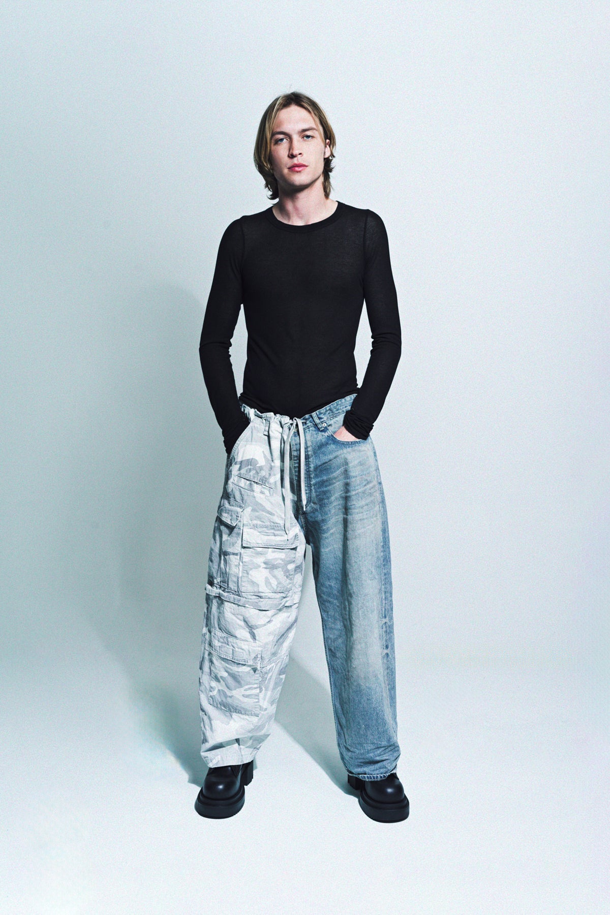 BALENCIAGA | HYBRID BAGGY PANTS