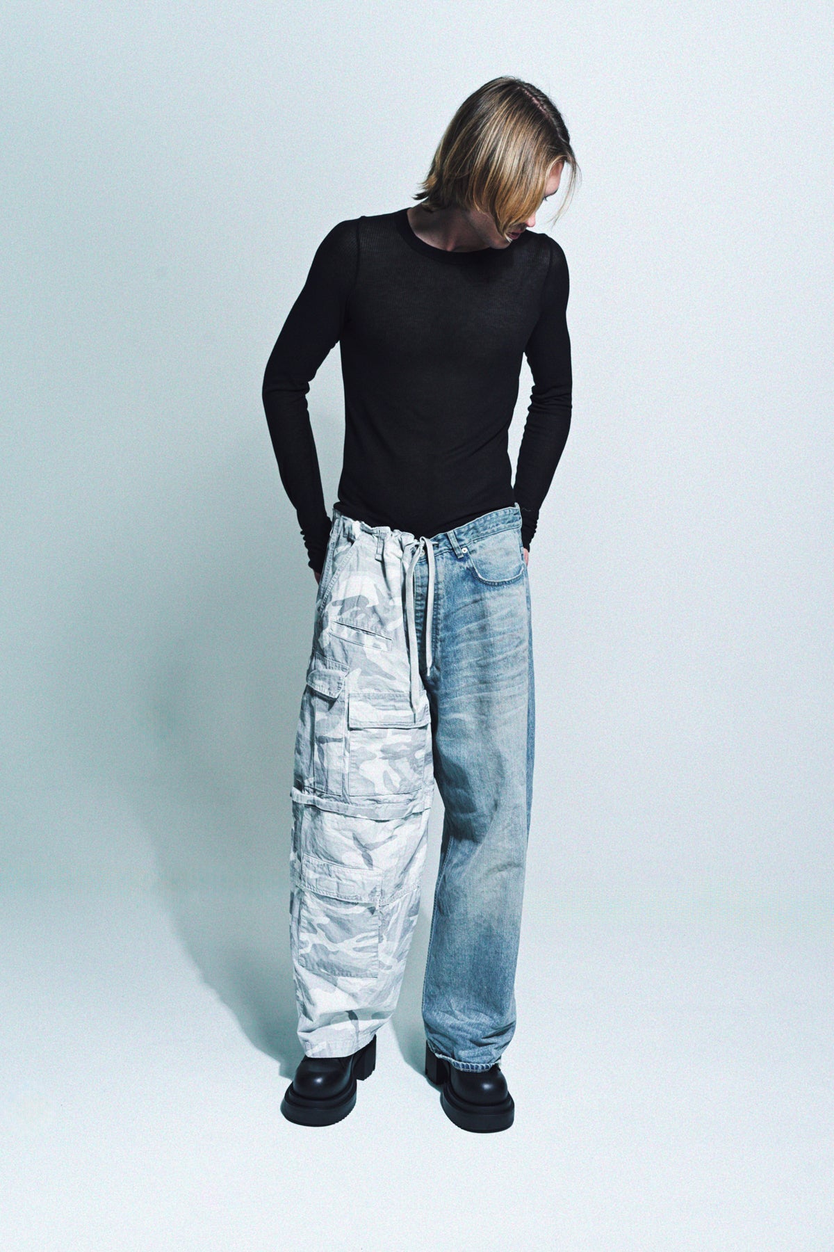 BALENCIAGA HYBRID BAGGY PANTS