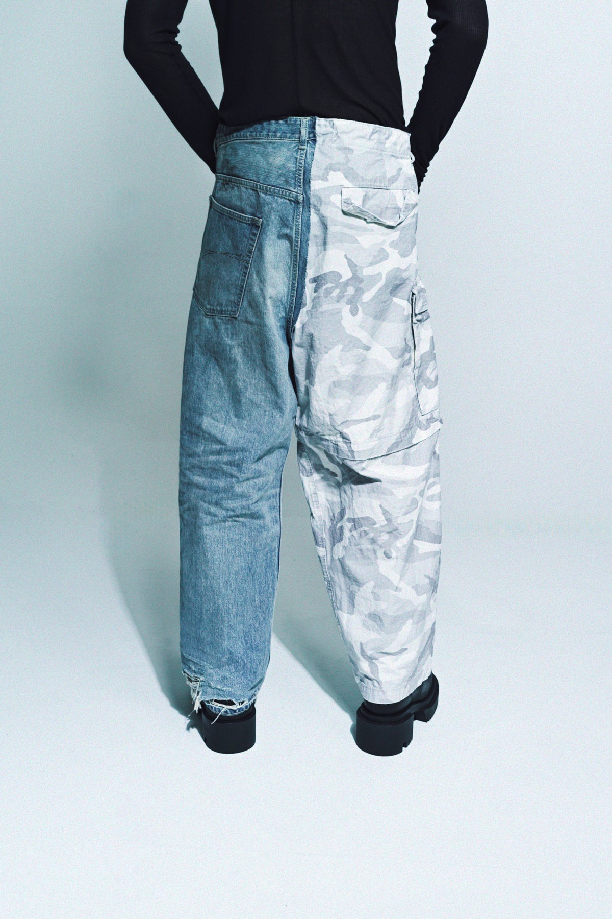 BALENCIAGA | HYBRID BAGGY PANTS