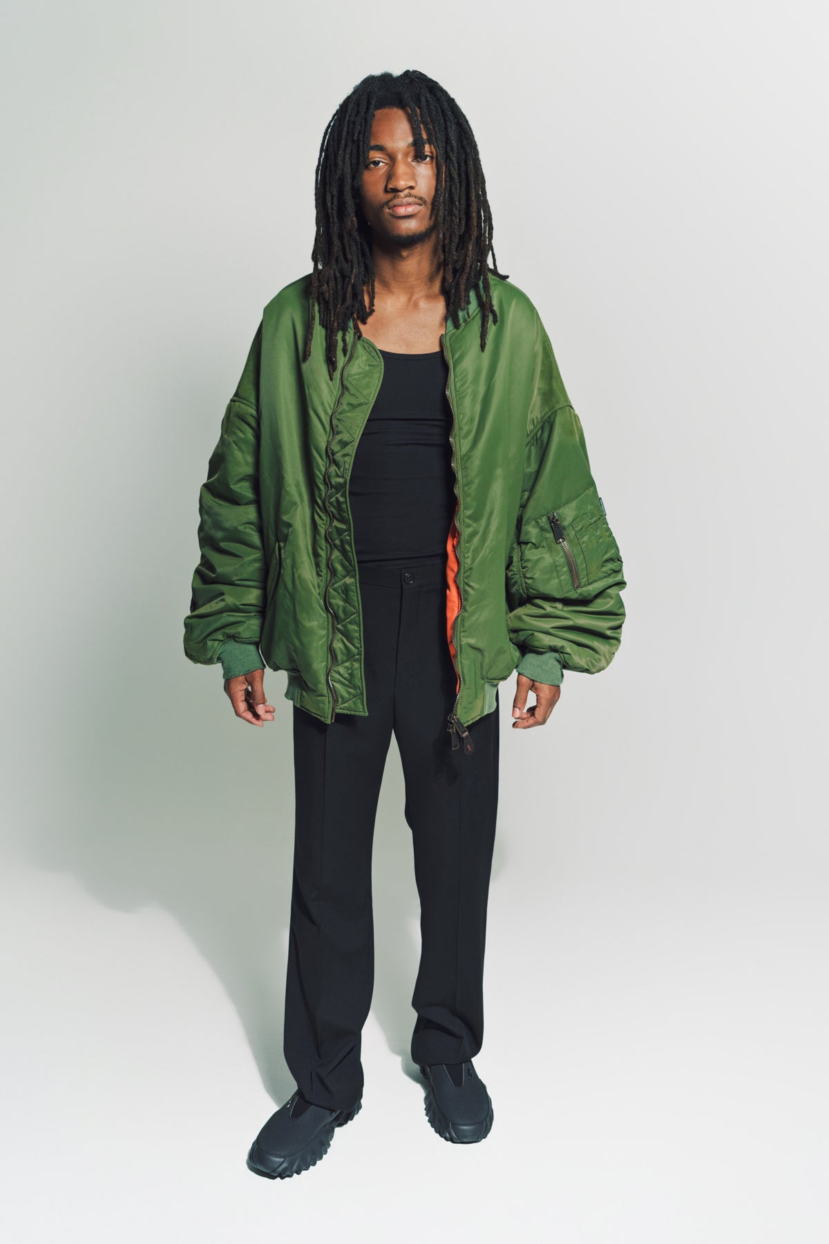 BALENCIAGA | OFF SHOULDER BOMBER - MAXFIELD LA