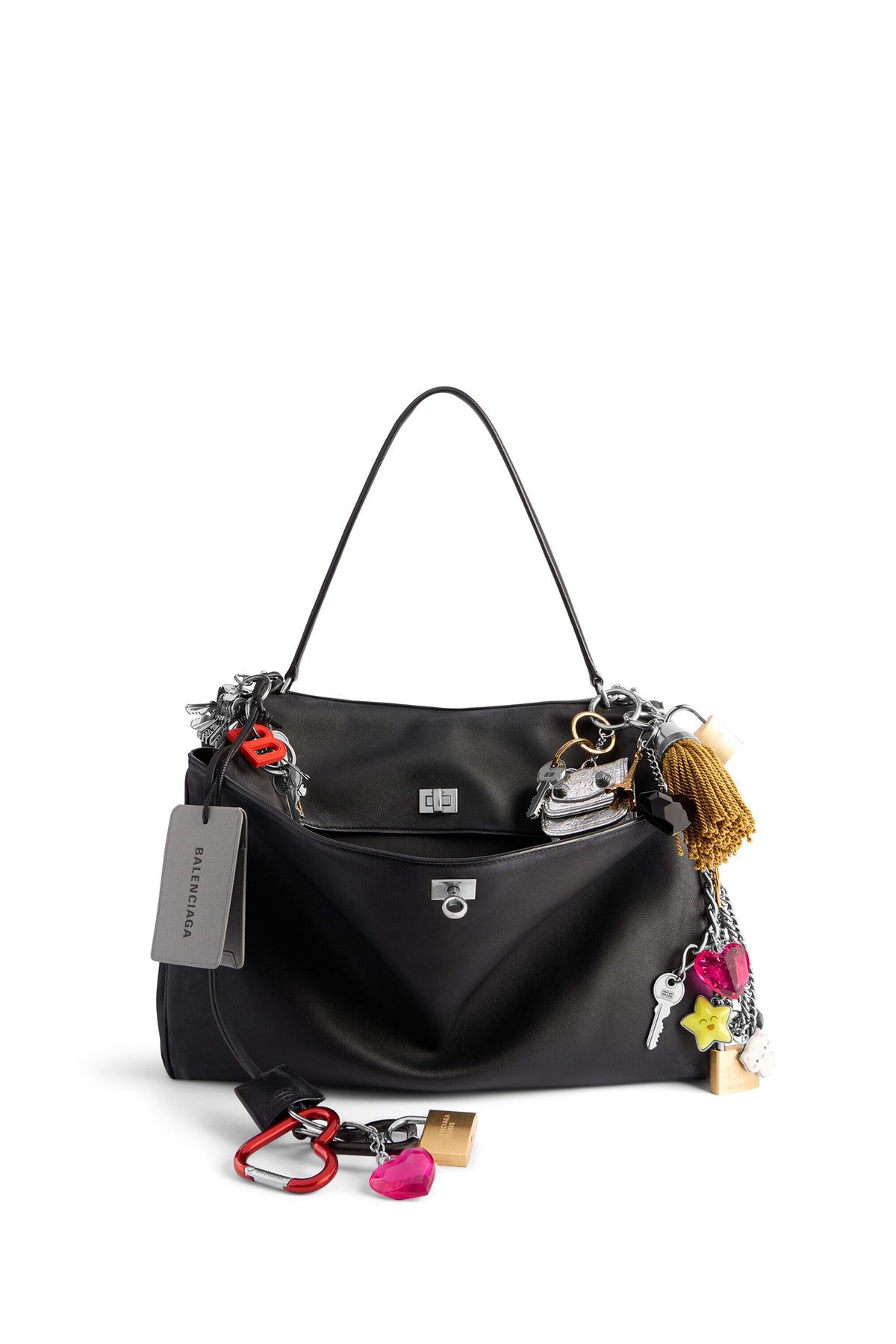 BALENCIAGA | RODEO LARGE CHARM HANDBAG