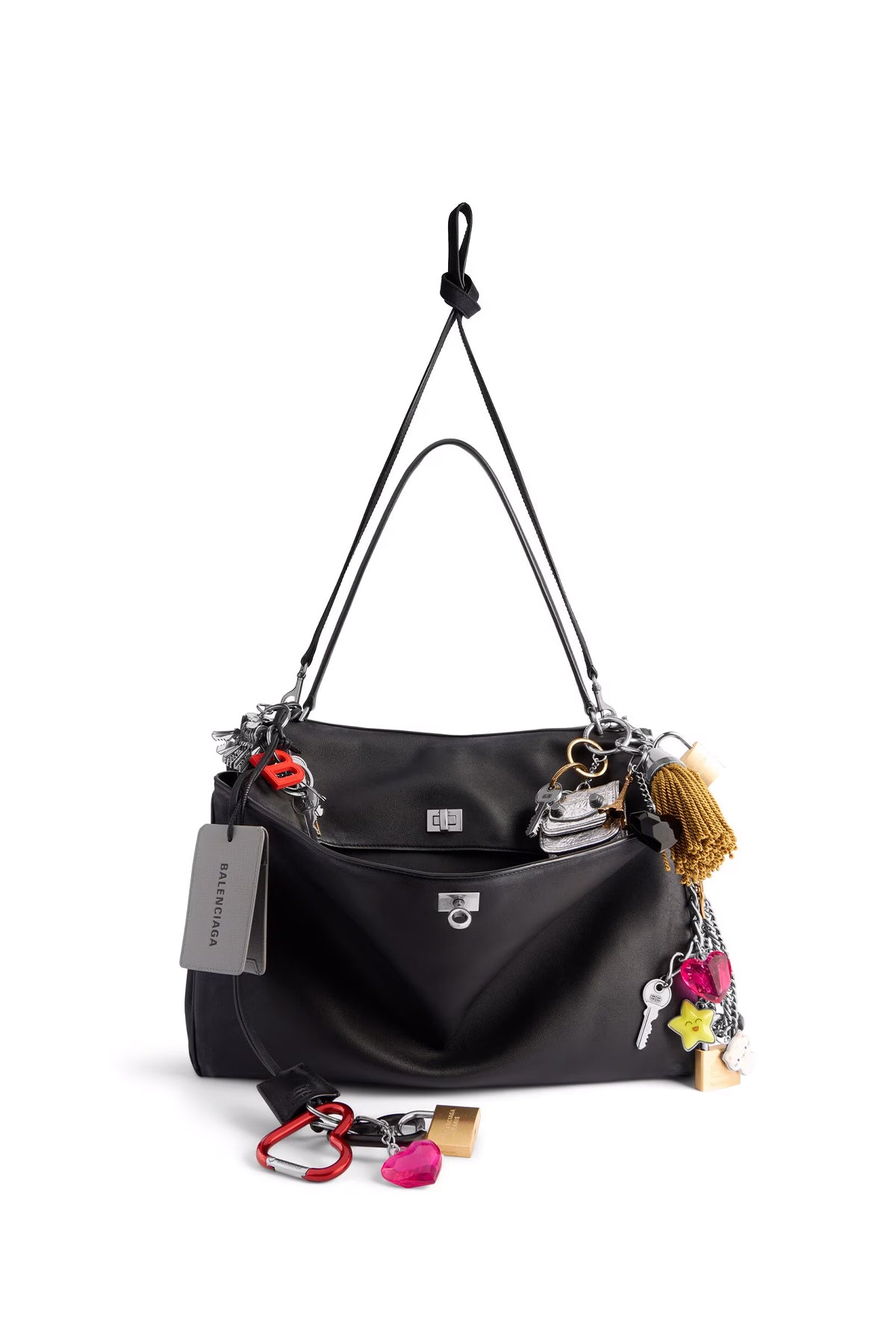 BALENCIAGA | RODEO LARGE CHARM HANDBAG