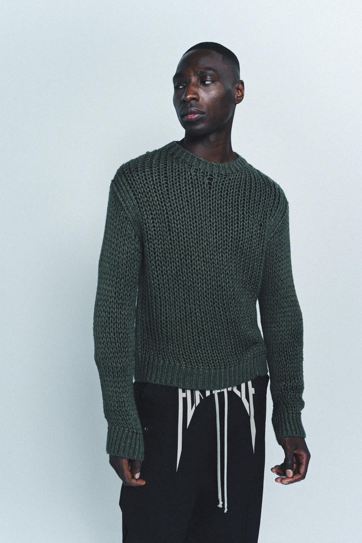 RICK OWENS | ROUNDNECK SWEATER