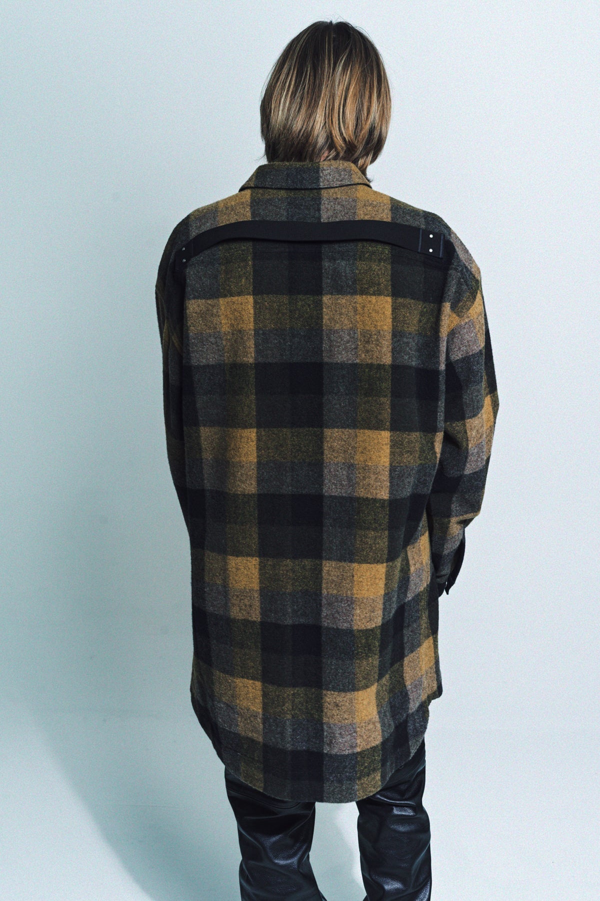 RICK OWENS | OVERSIZED PLAID OUTERSHRT