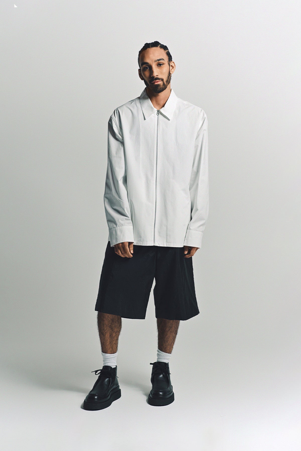 JIL SANDER | ZIP LONG SLEEVE SHIRT - MAXFIELD LA