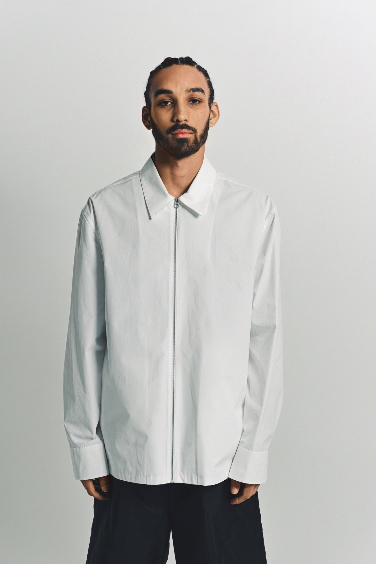 JIL SANDER | ZIP LONG SLEEVE SHIRT - MAXFIELD LA