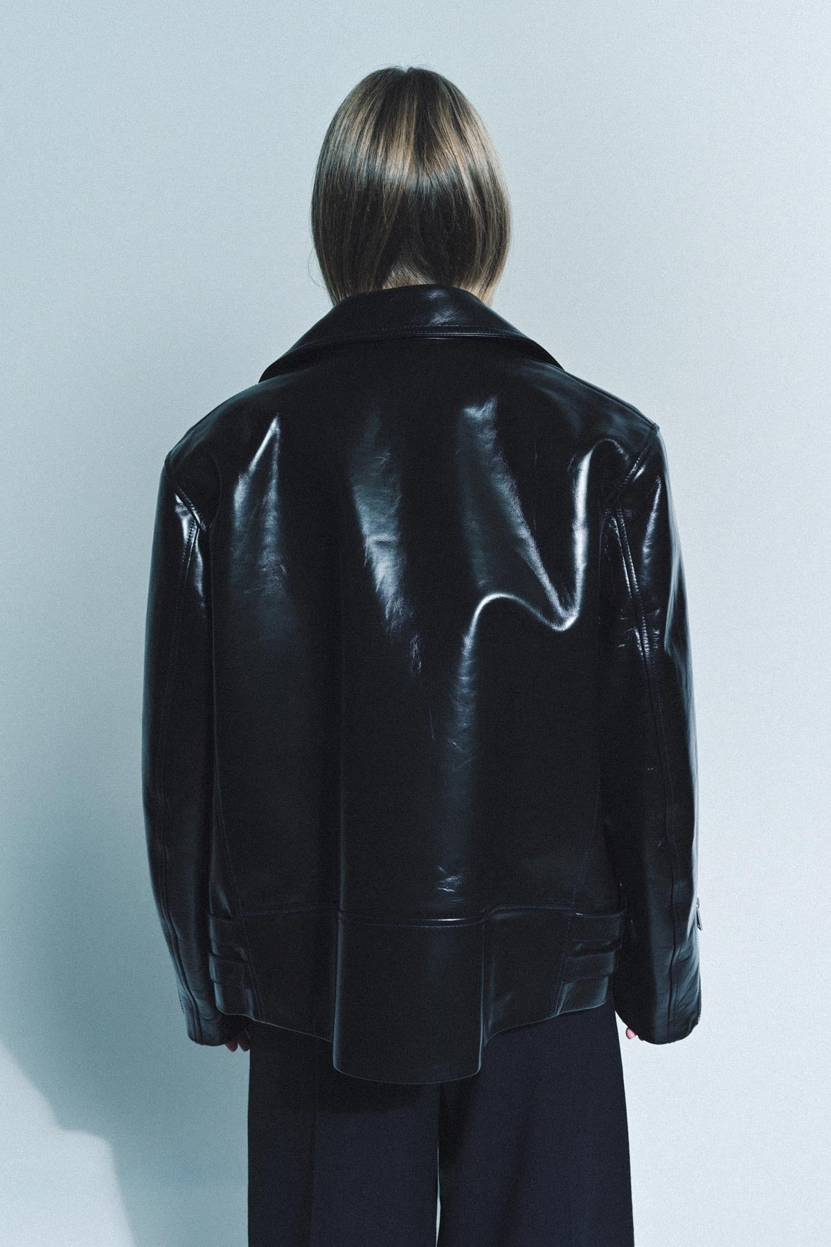 JIL SANDER | LEATHER BIKER JACKET