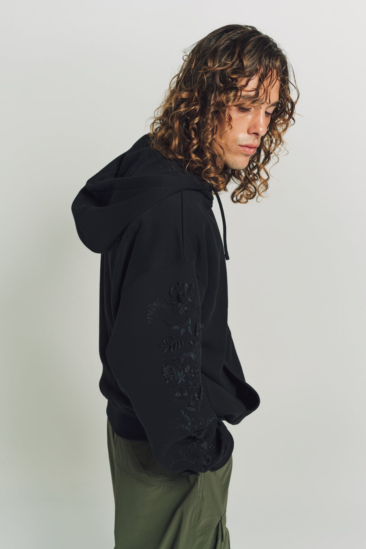 GIVENCHY FLORAL EMBROIDERED HOODIE
