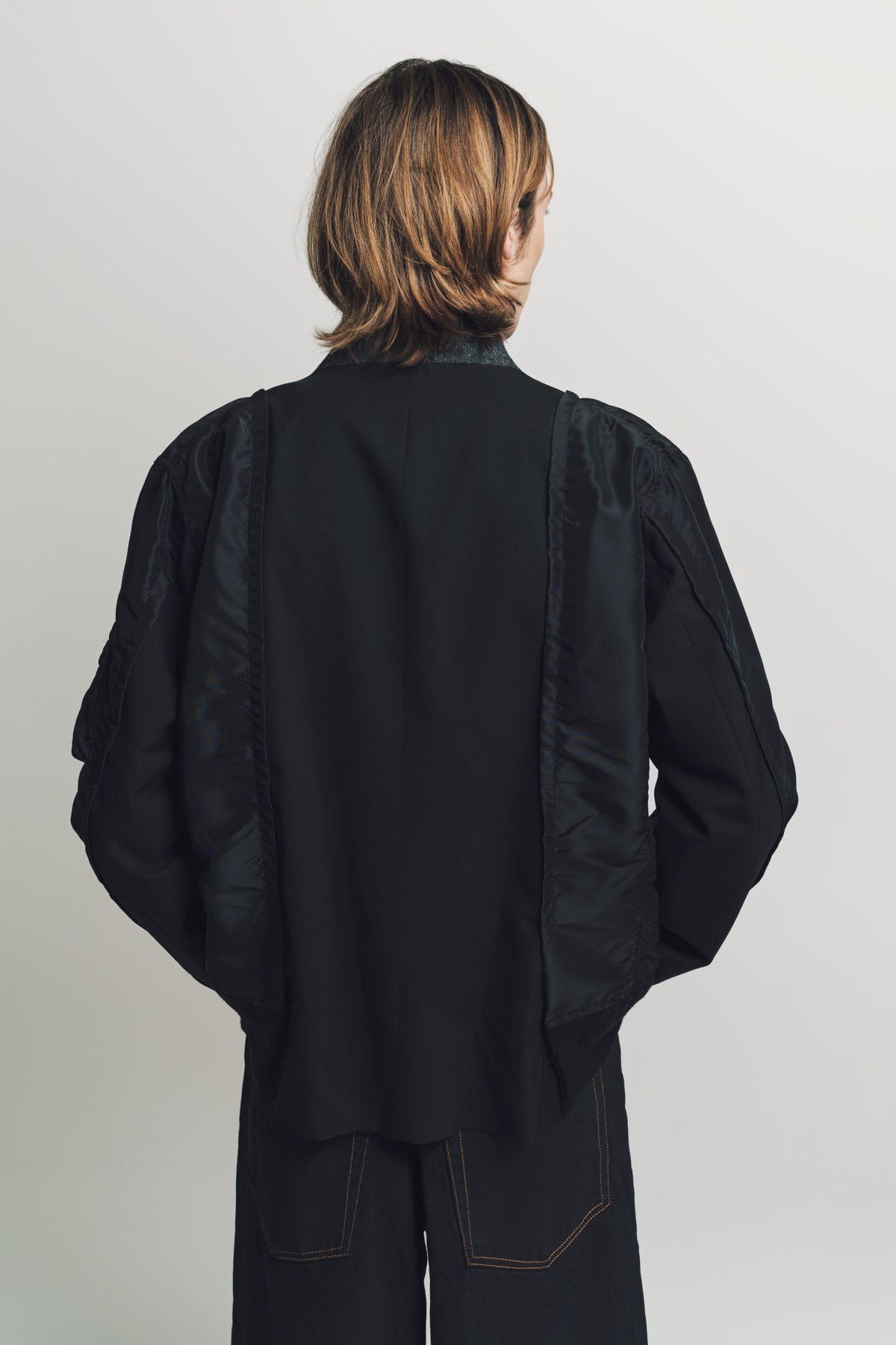 SACAI | SUITING NYLON TWILL JACKET