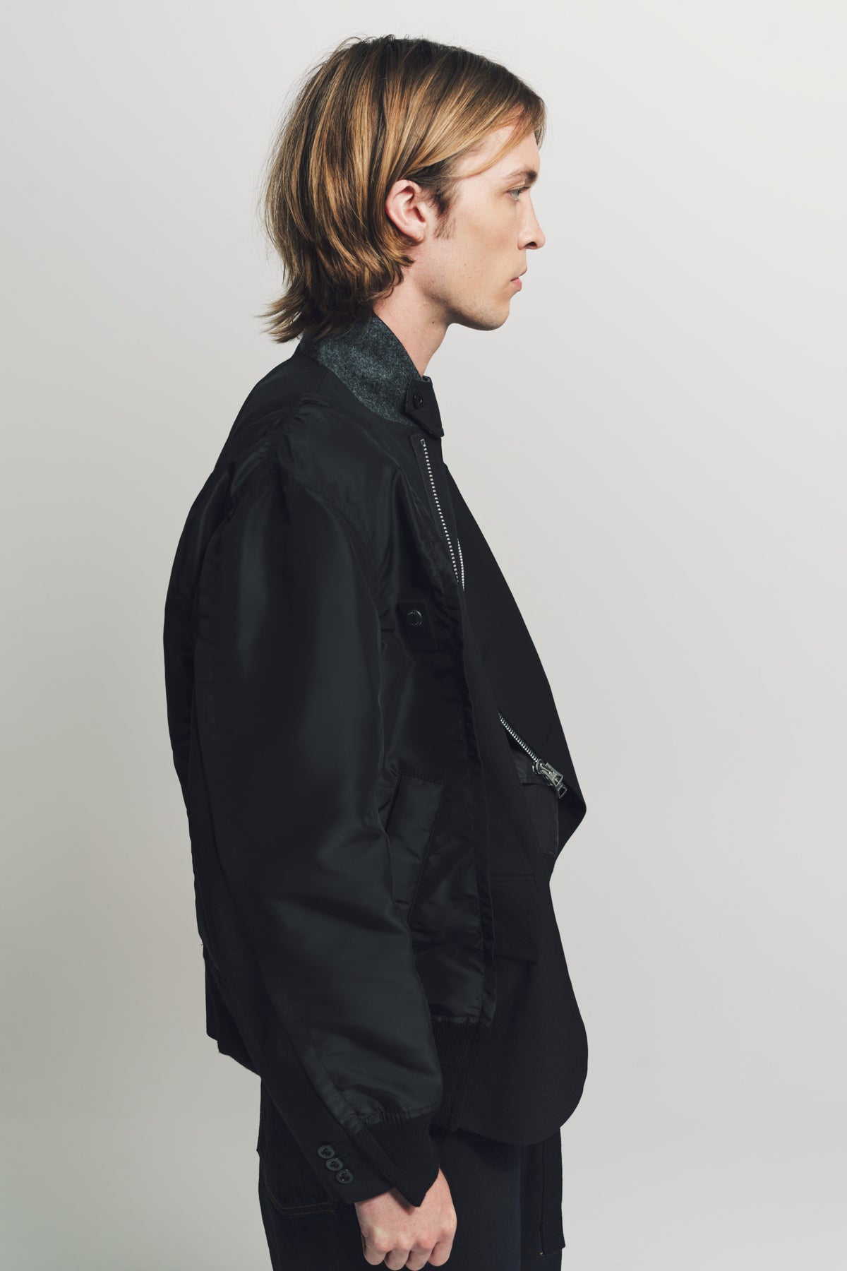 SACAI | SUITING NYLON TWILL JACKET