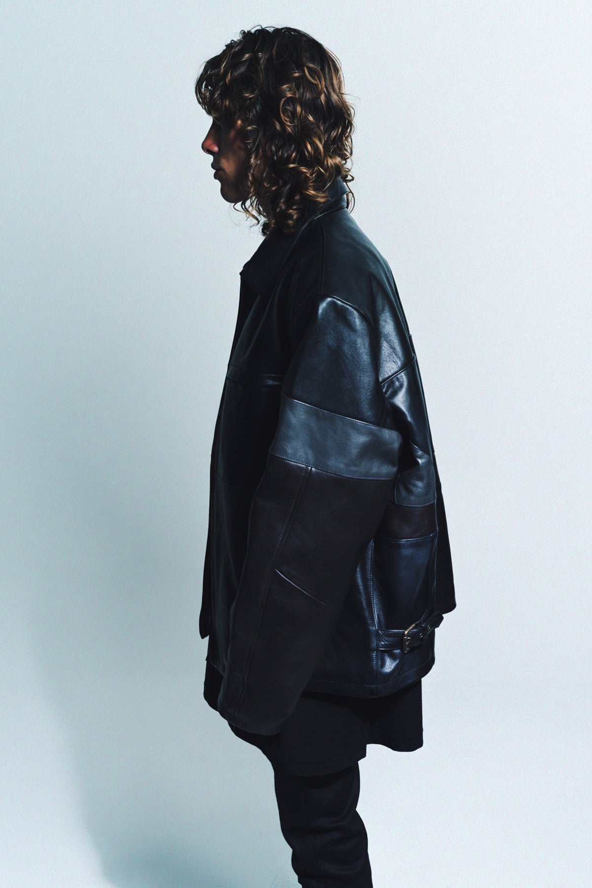 VETEMENTS | LEATHER PANELLED JACKET