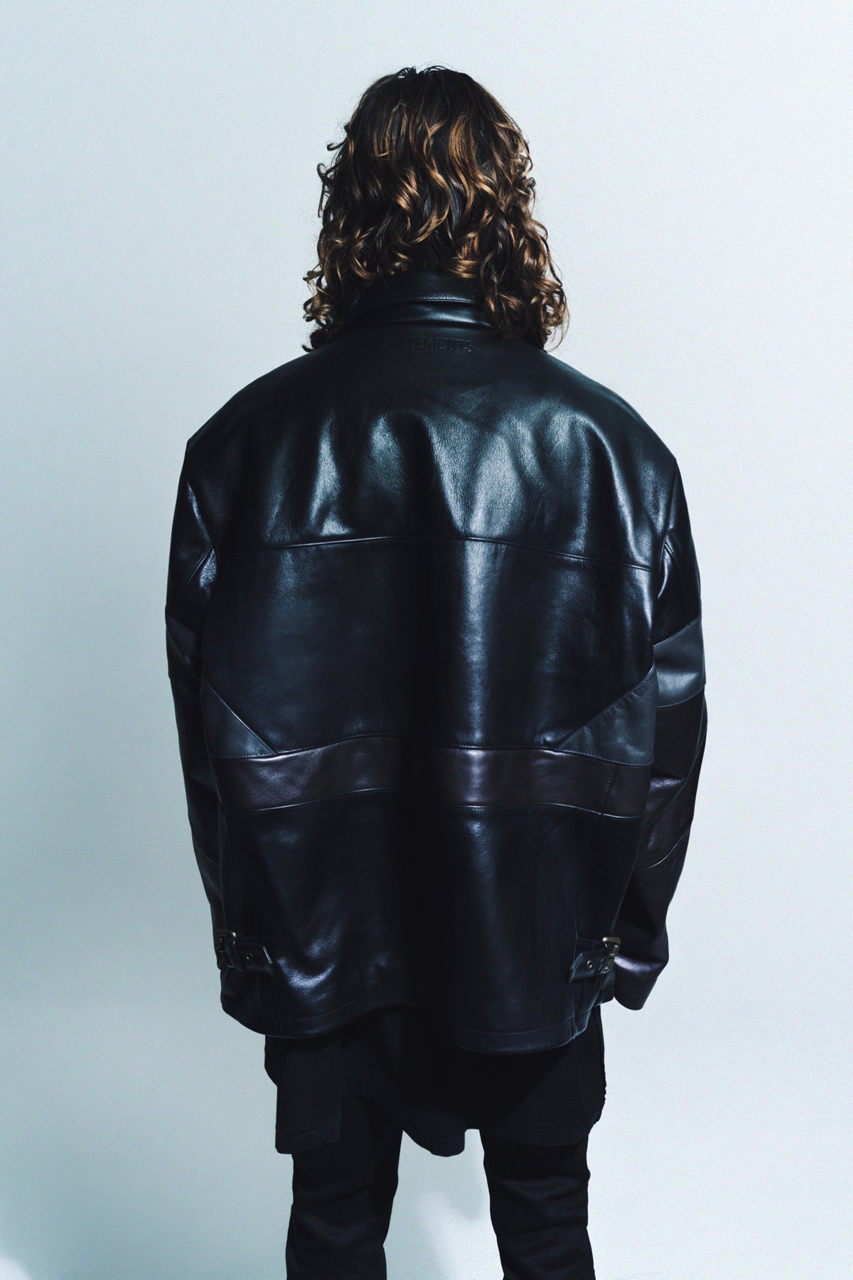 VETEMENTS | LEATHER PANELLED JACKET