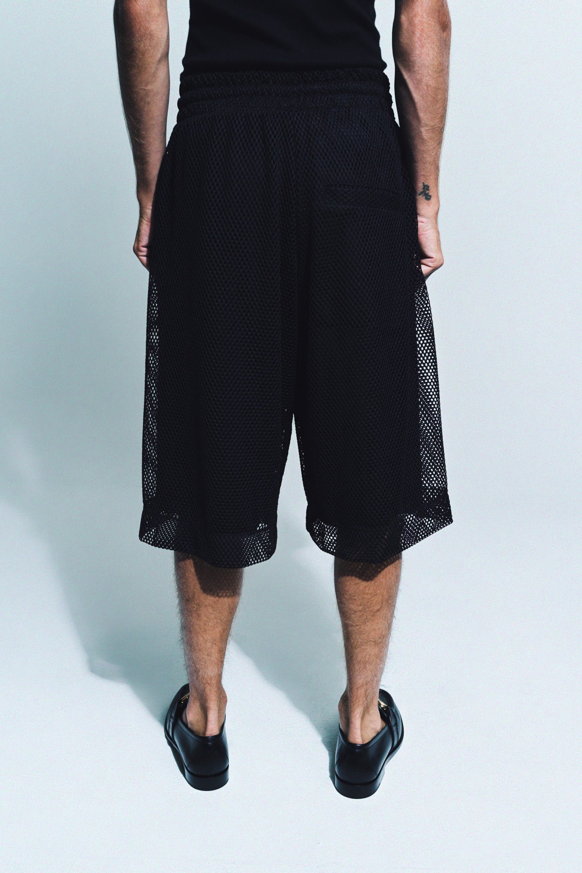 DRIES VAN NOTEN | MESH SWEATSHORTS