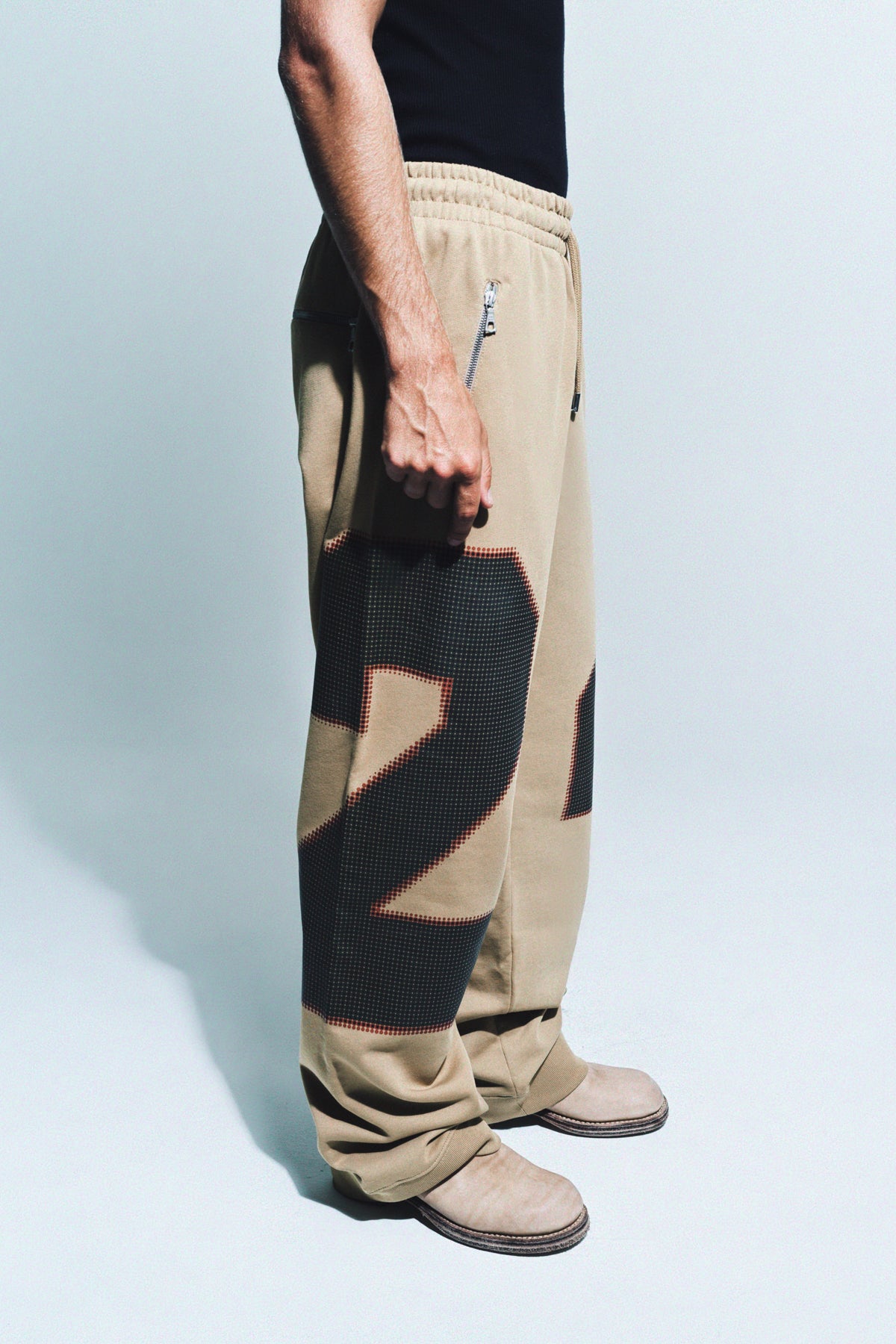 DRIES VAN NOTEN | NUMBERED LOOSE SWEATPANTS