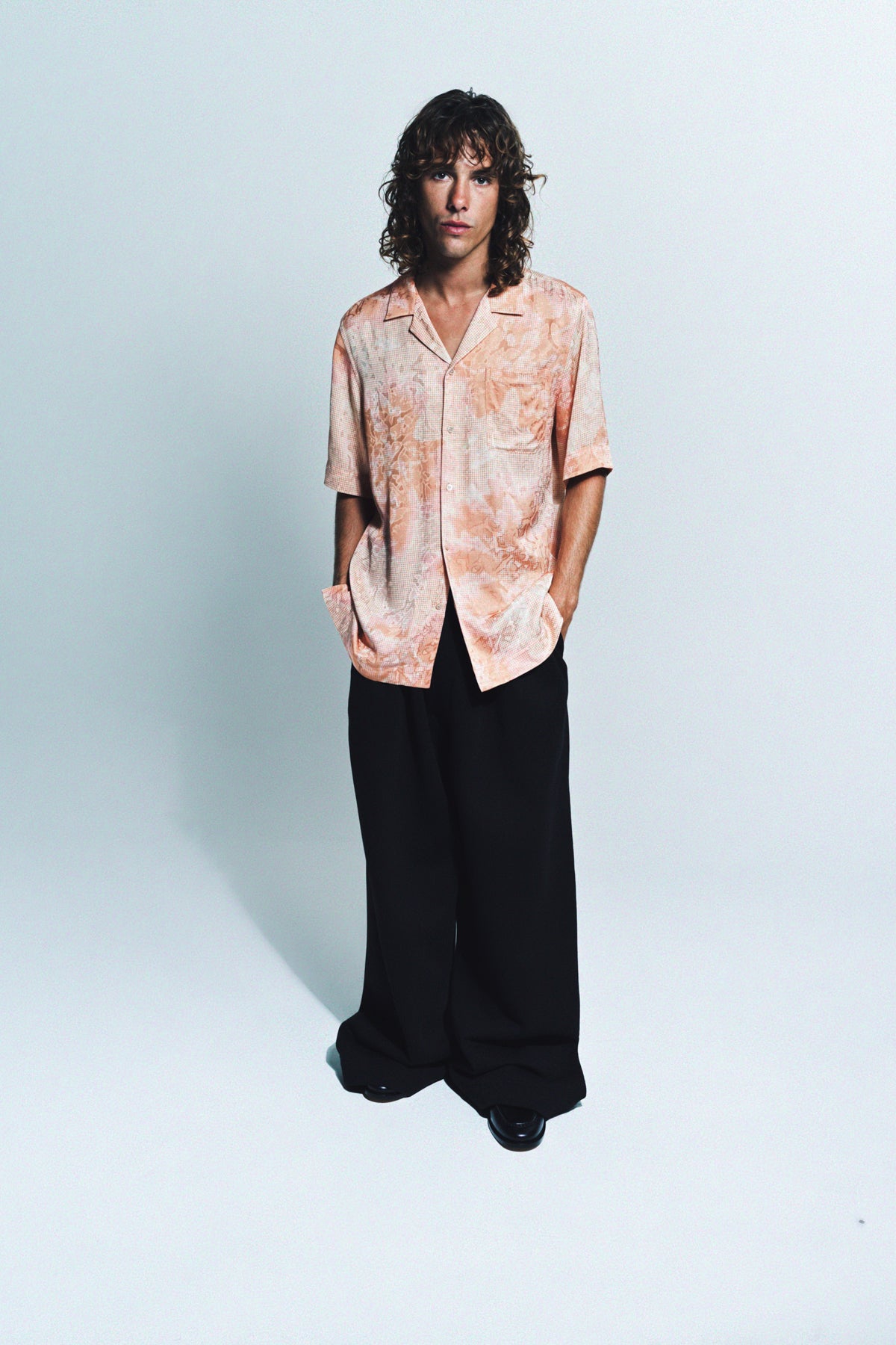 DRIES VAN NOTEN | JACQUARD PRINTED SHORT SLEEVE SHIRT