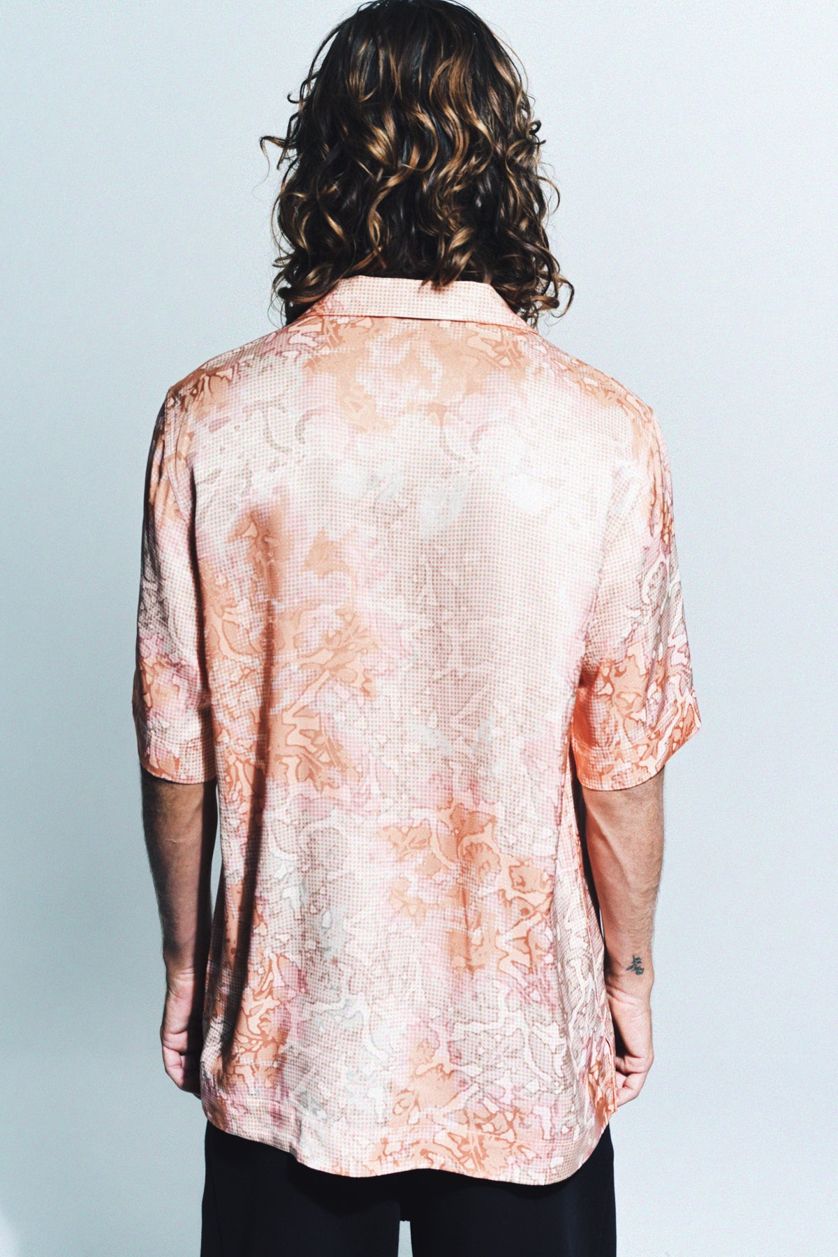 DRIES VAN NOTEN | JACQUARD PRINTED SHORT SLEEVE SHIRT