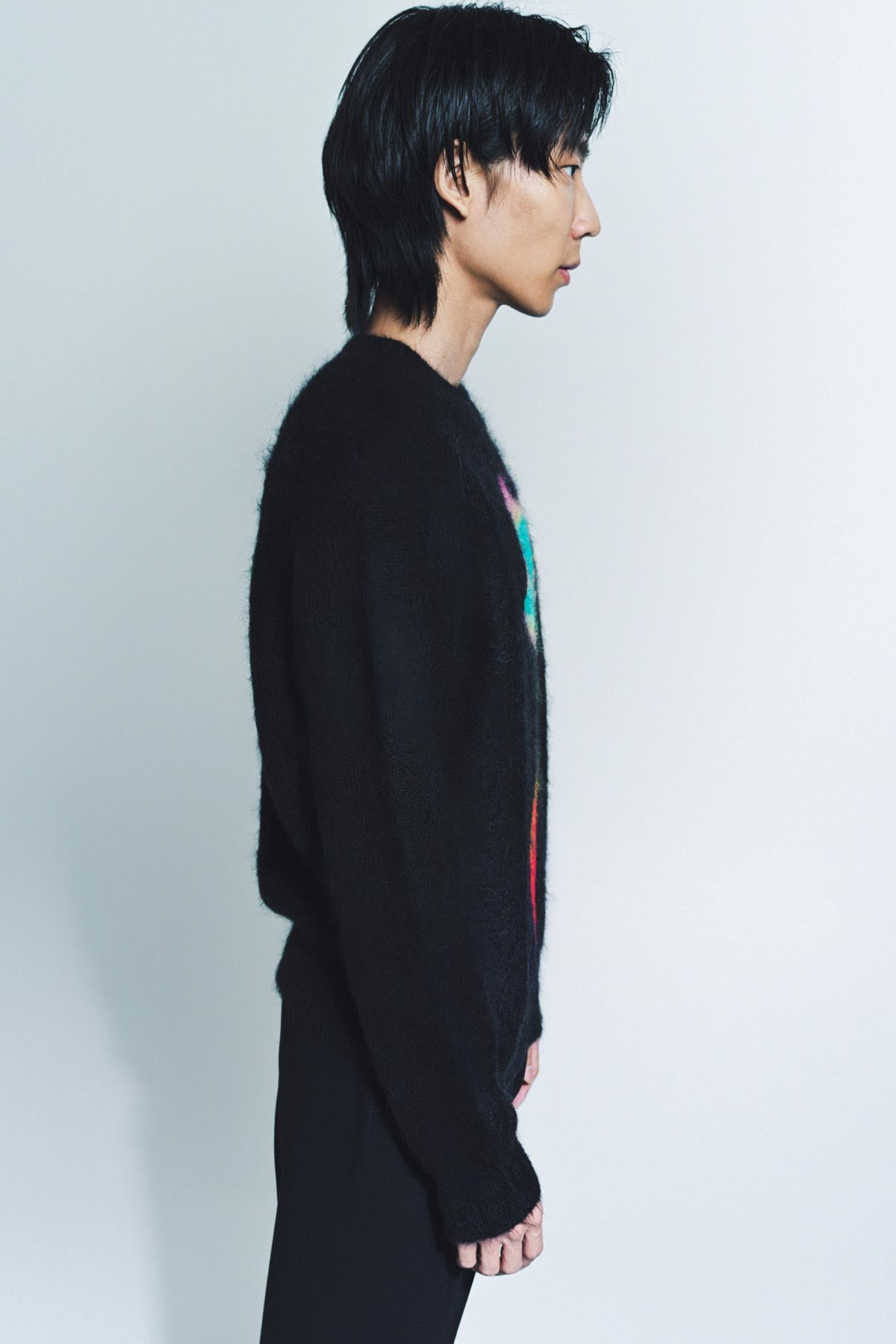 CASABLANCA | RAINBOW MUSHROOM MOHAIR JUMPER