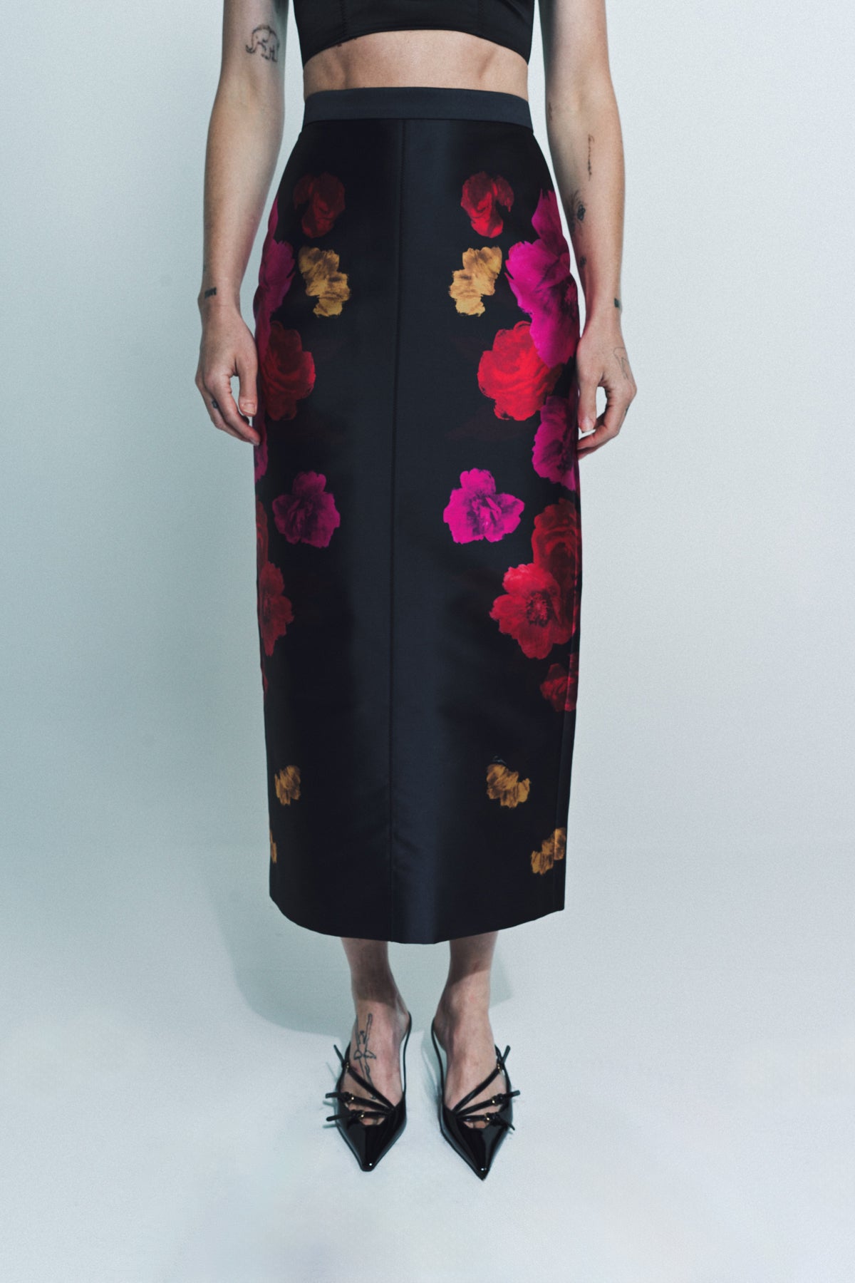 ERDEM | MIDI LENGTH PENCIL SKIRT