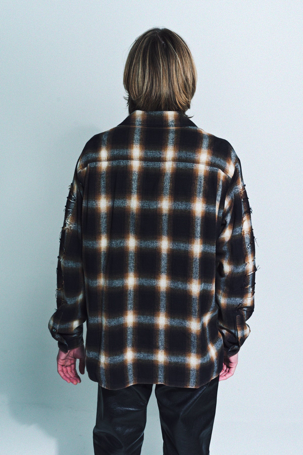 UNDERCOVER | PLAID LONG SLEEVE SHIRT