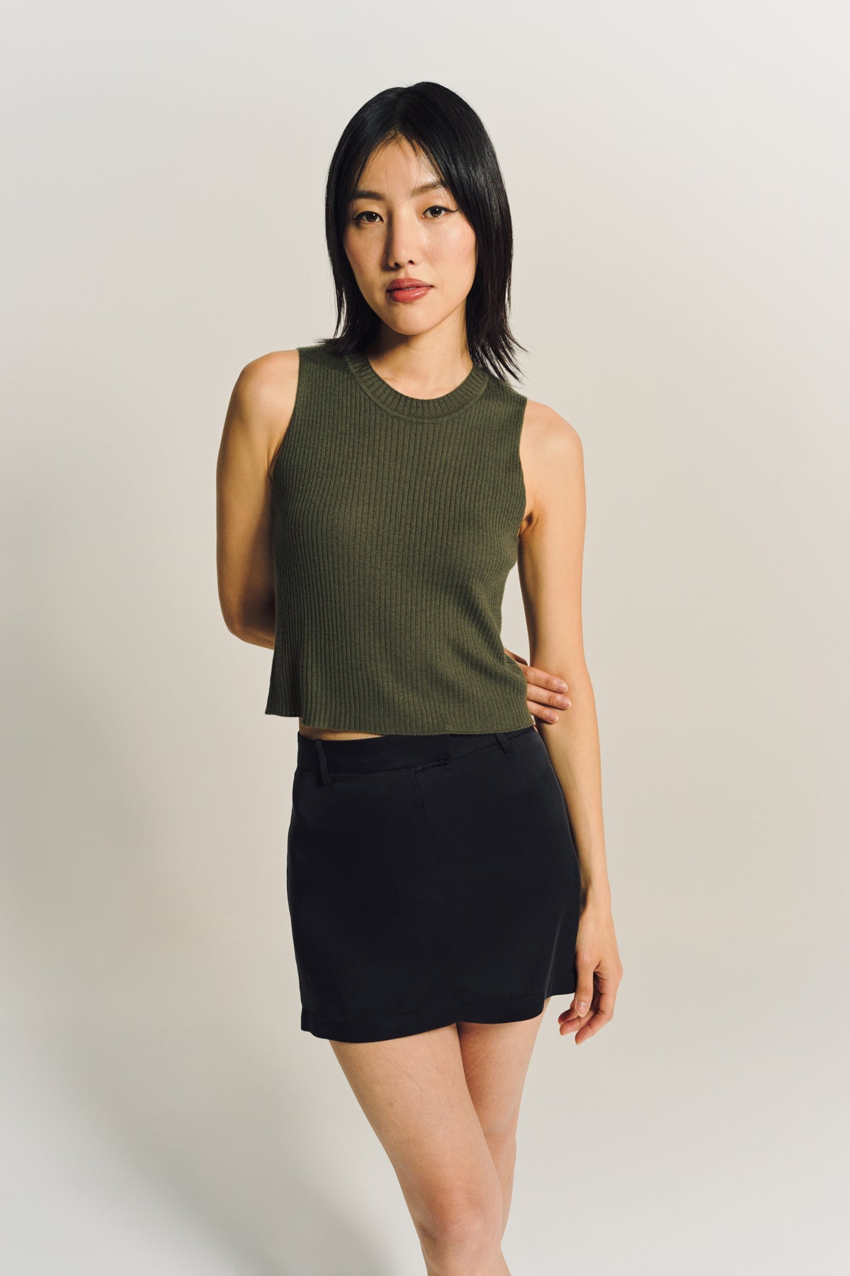 SABLYN | ANGIE CASHMERE SLEEVELESS RIB TANK