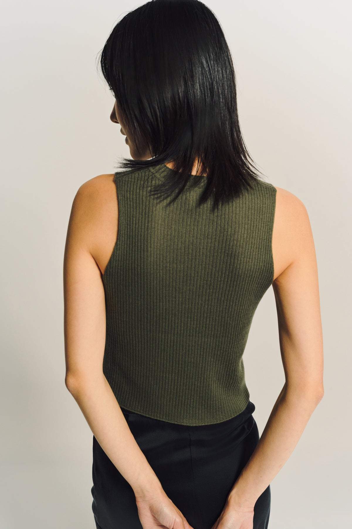 SABLYN | ANGIE CASHMERE SLEEVELESS RIB TANK