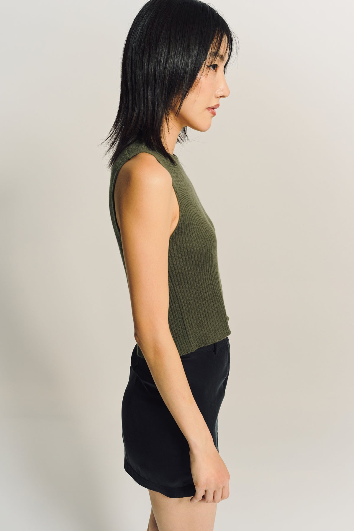 SABLYN | ANGIE CASHMERE SLEEVELESS RIB TANK