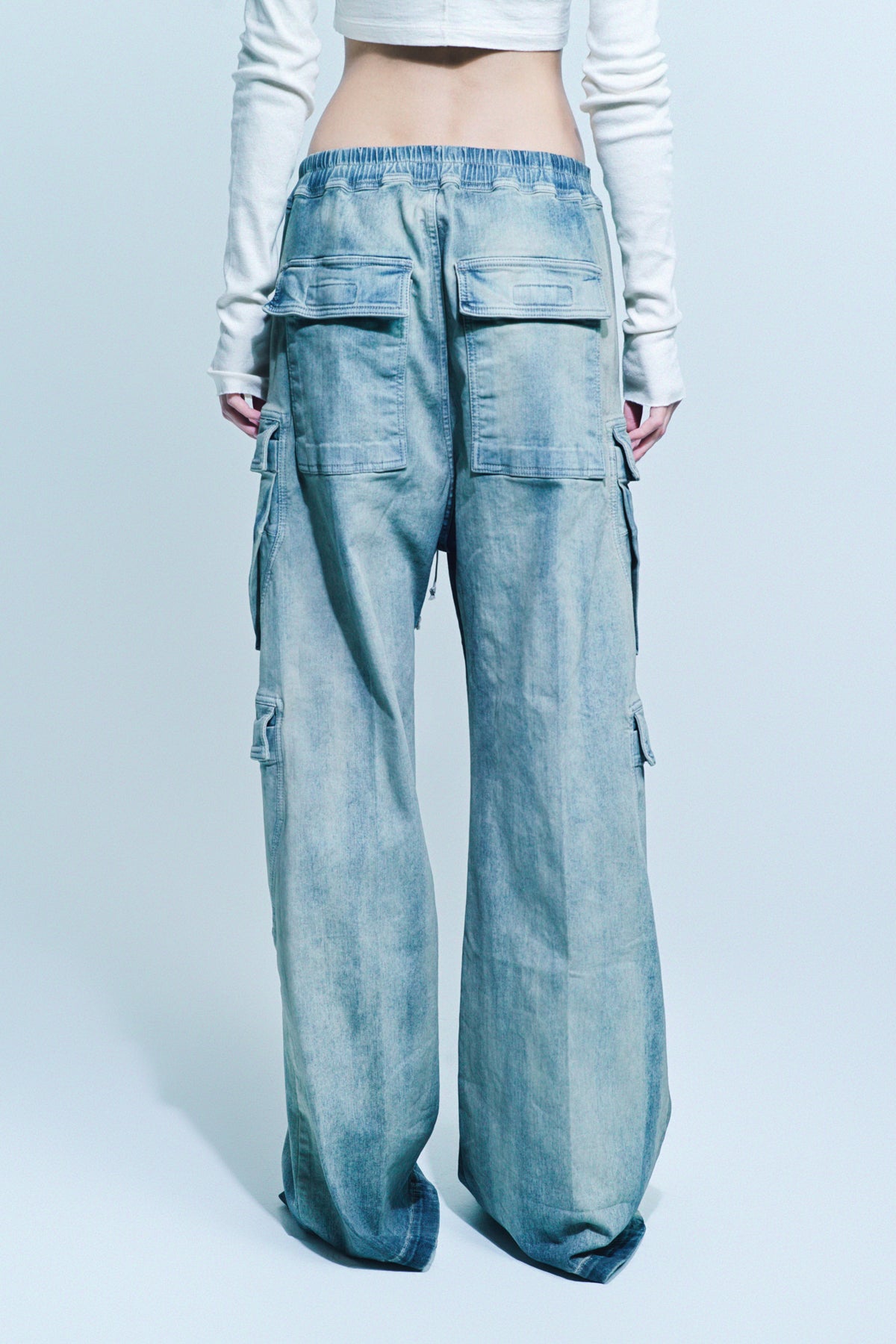 RICK OWENS DRKSHDW | DOUBLE CARGO JUMBO JEANS - MAXFIELD LA