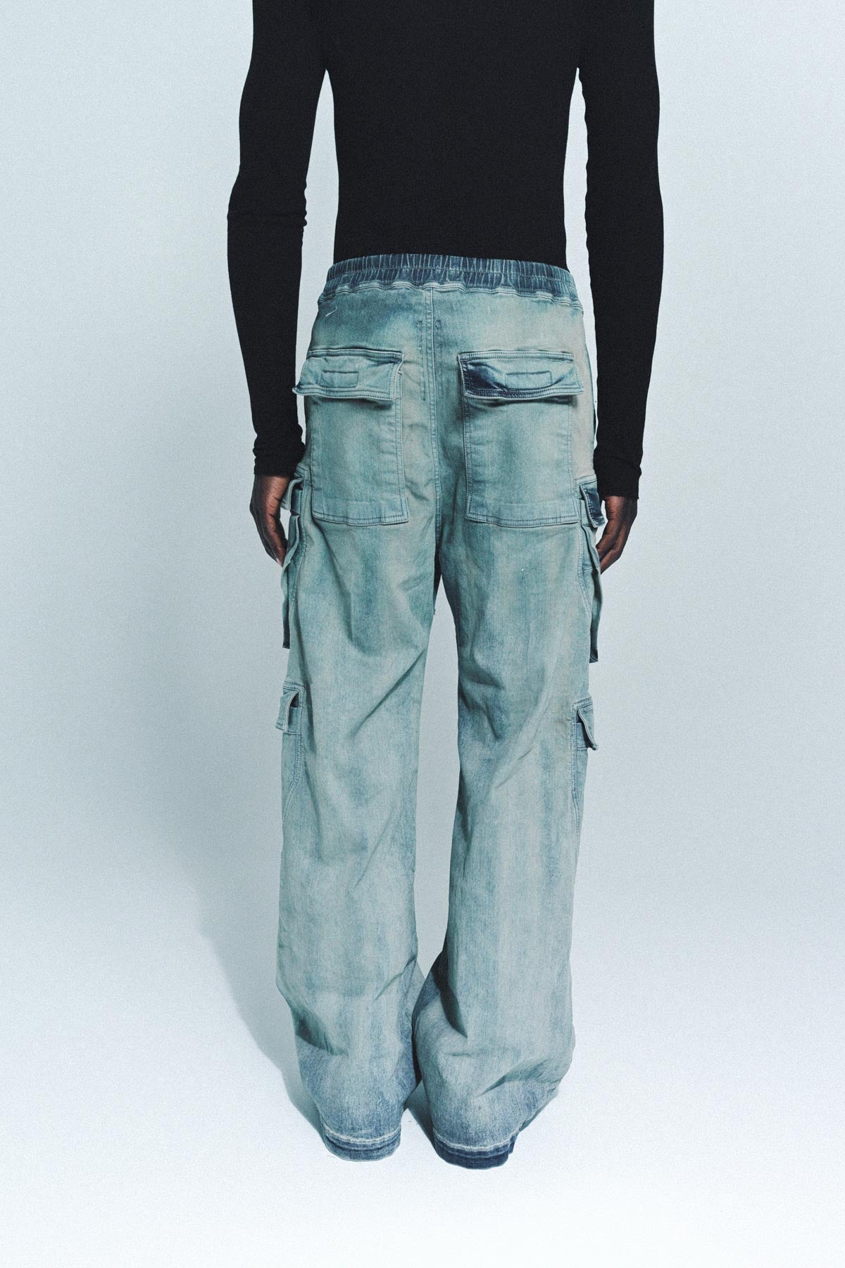 RICK OWENS DRKSHDW | DOUBLE CARGO JUMBO BELA JEANS