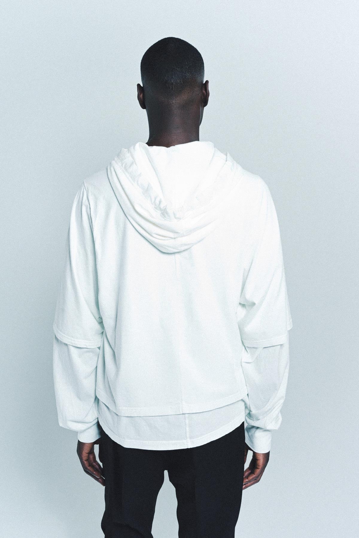 RICK OWENS DRKSHDW | HUSTLER HOODIE TEE - MAXFIELD LA