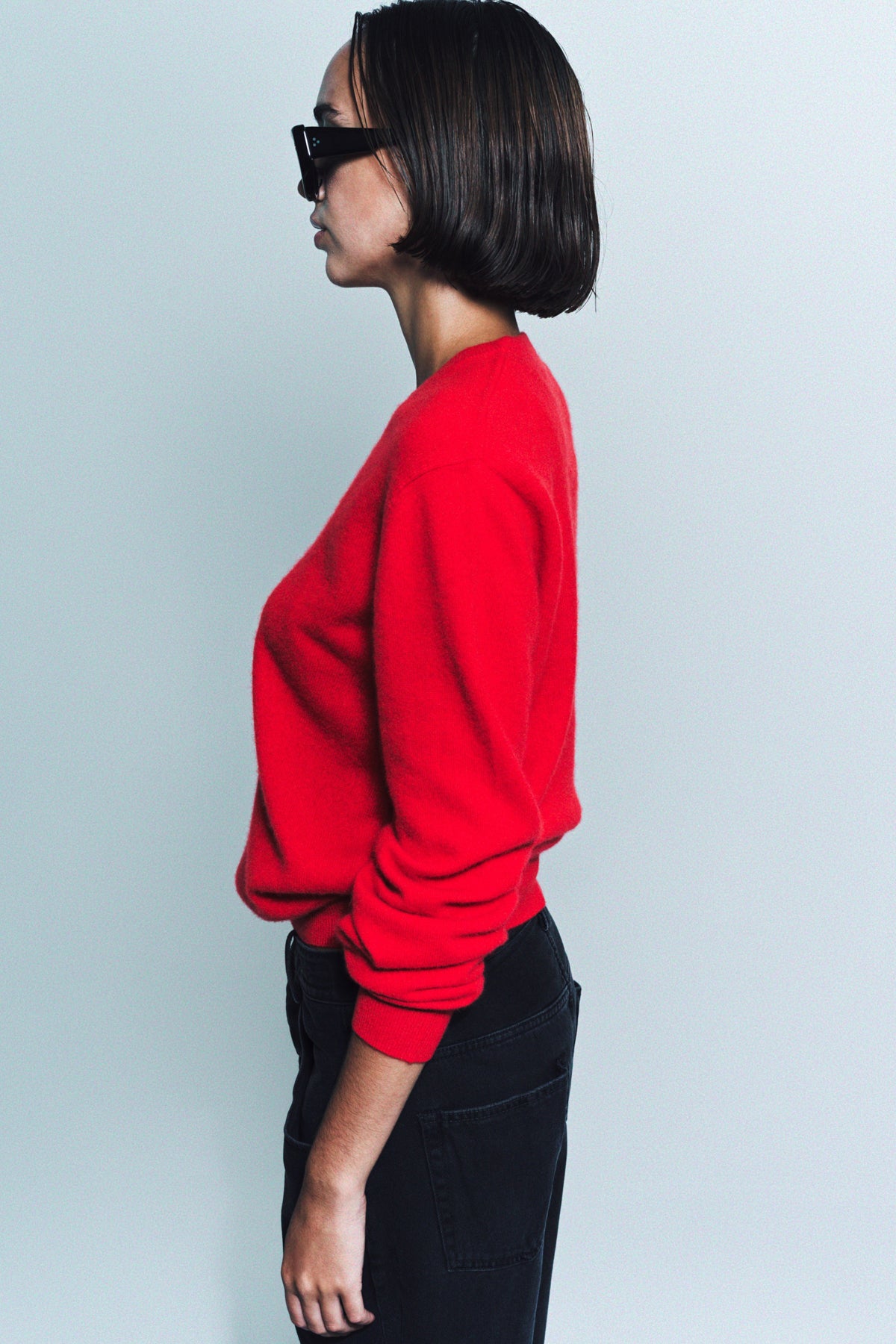 FRENCKENBERGER | MINI R-NECK SWEATER